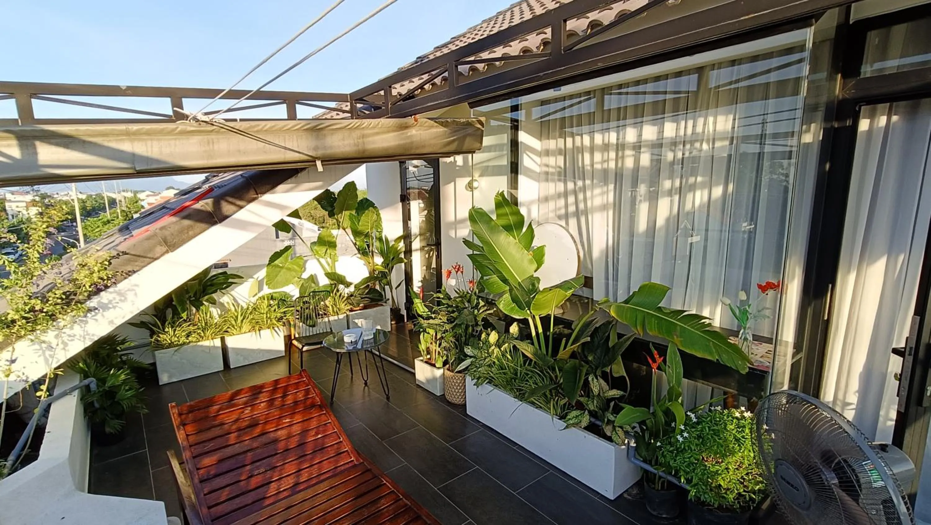 Patio in Charm Champion Villa Hoian