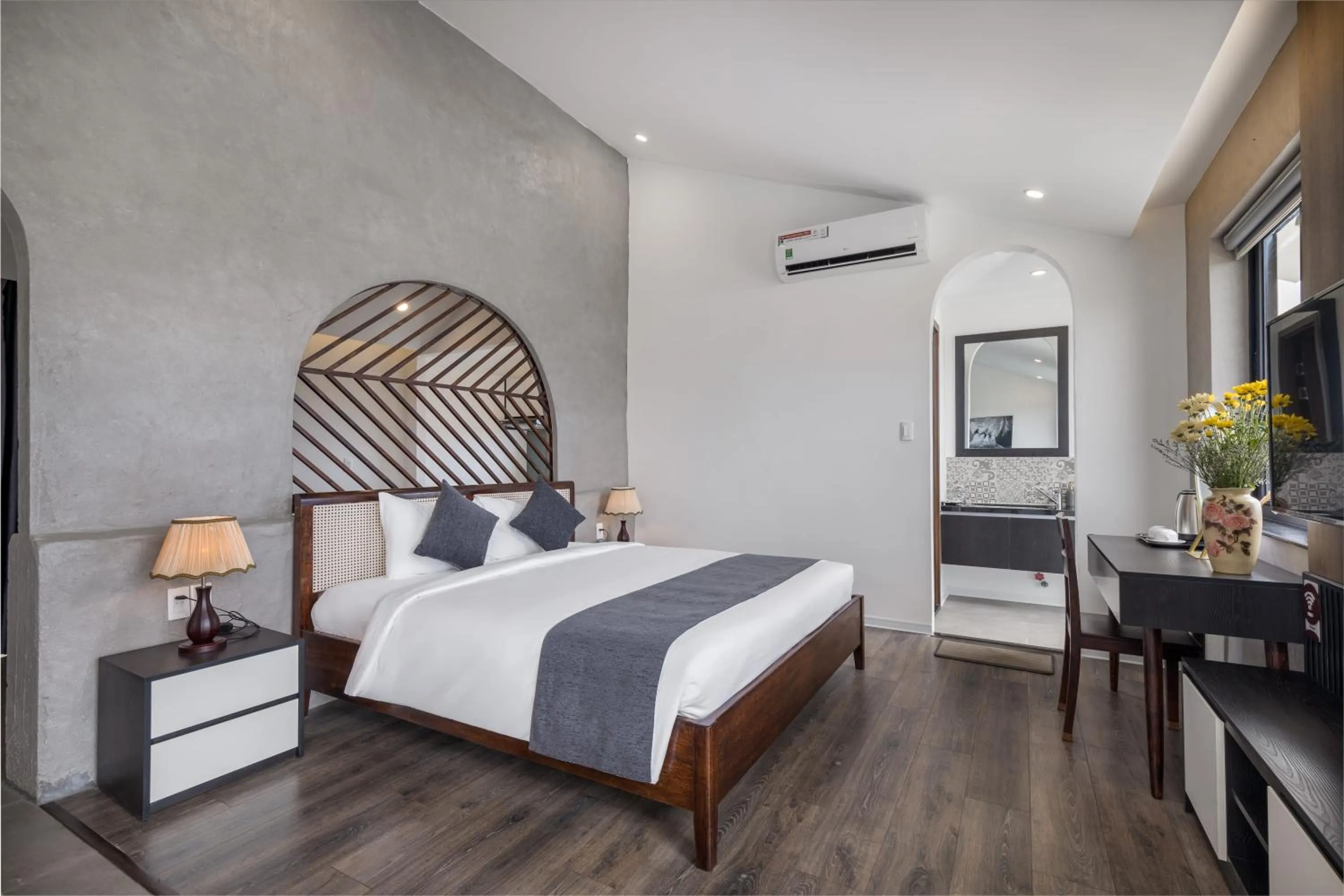 Bedroom, Bed in Charm Champion Villa Hoian