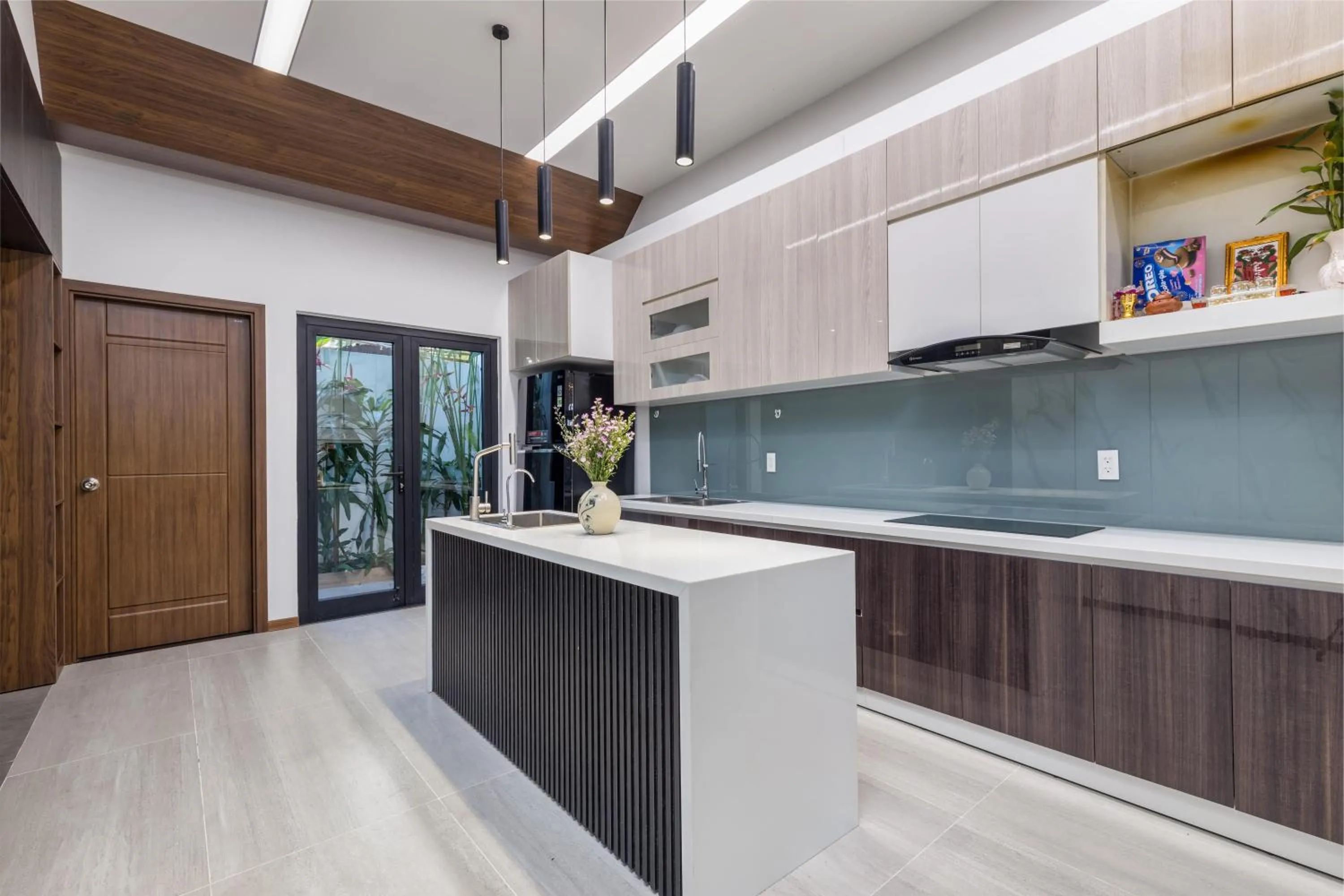 stove in Charm Champion Villa Hoian