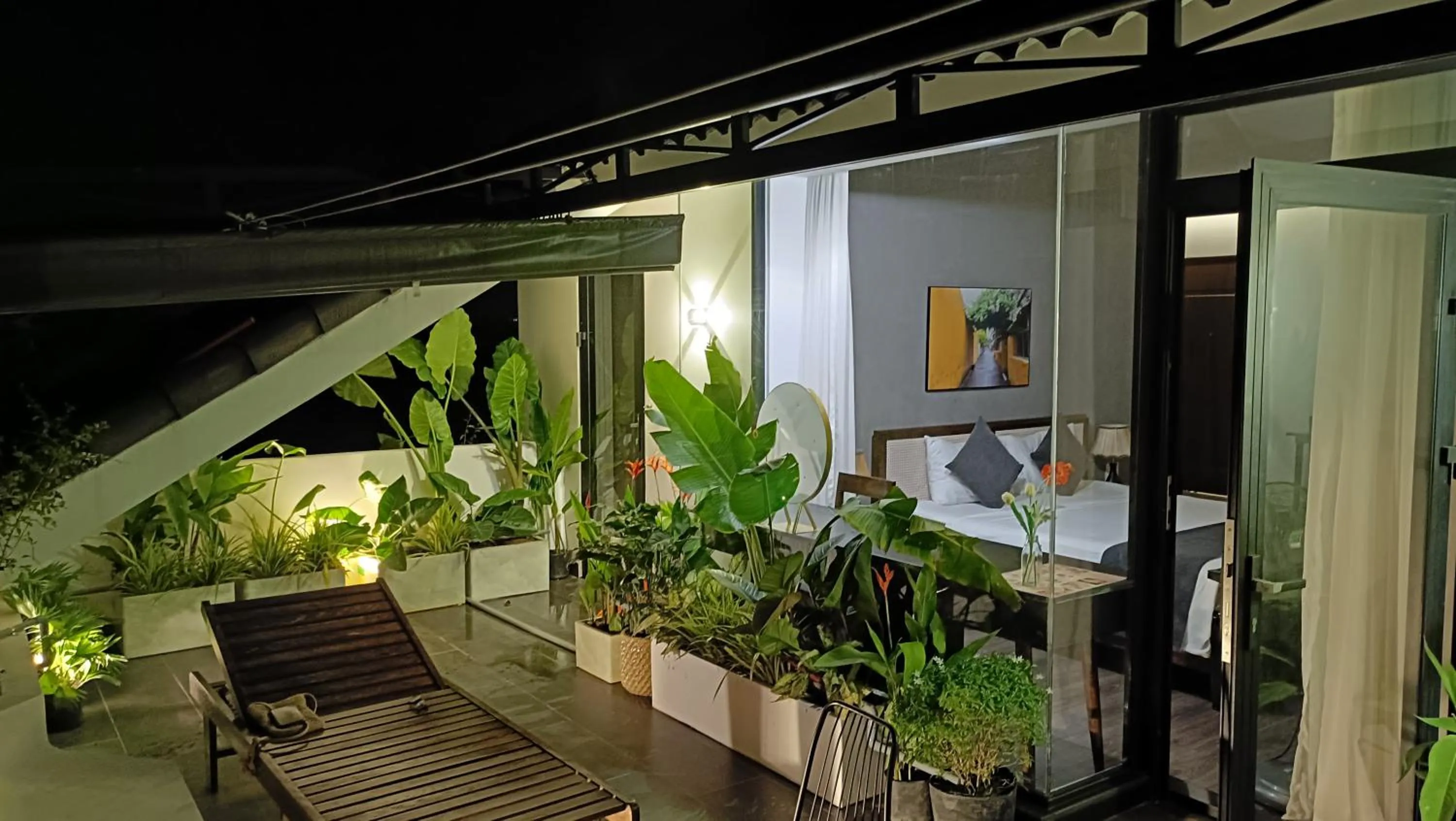 Bed in Charm Champion Villa Hoian