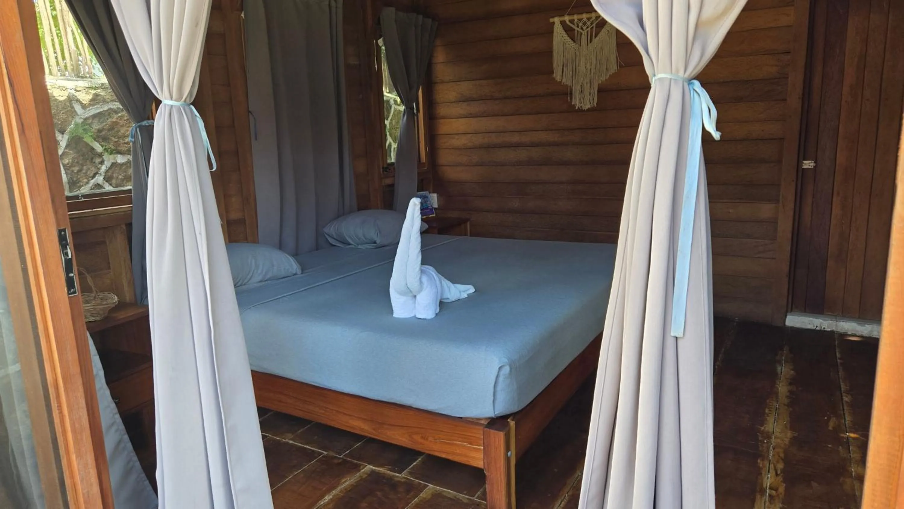 Bed in bacalar My Love Front Laguna