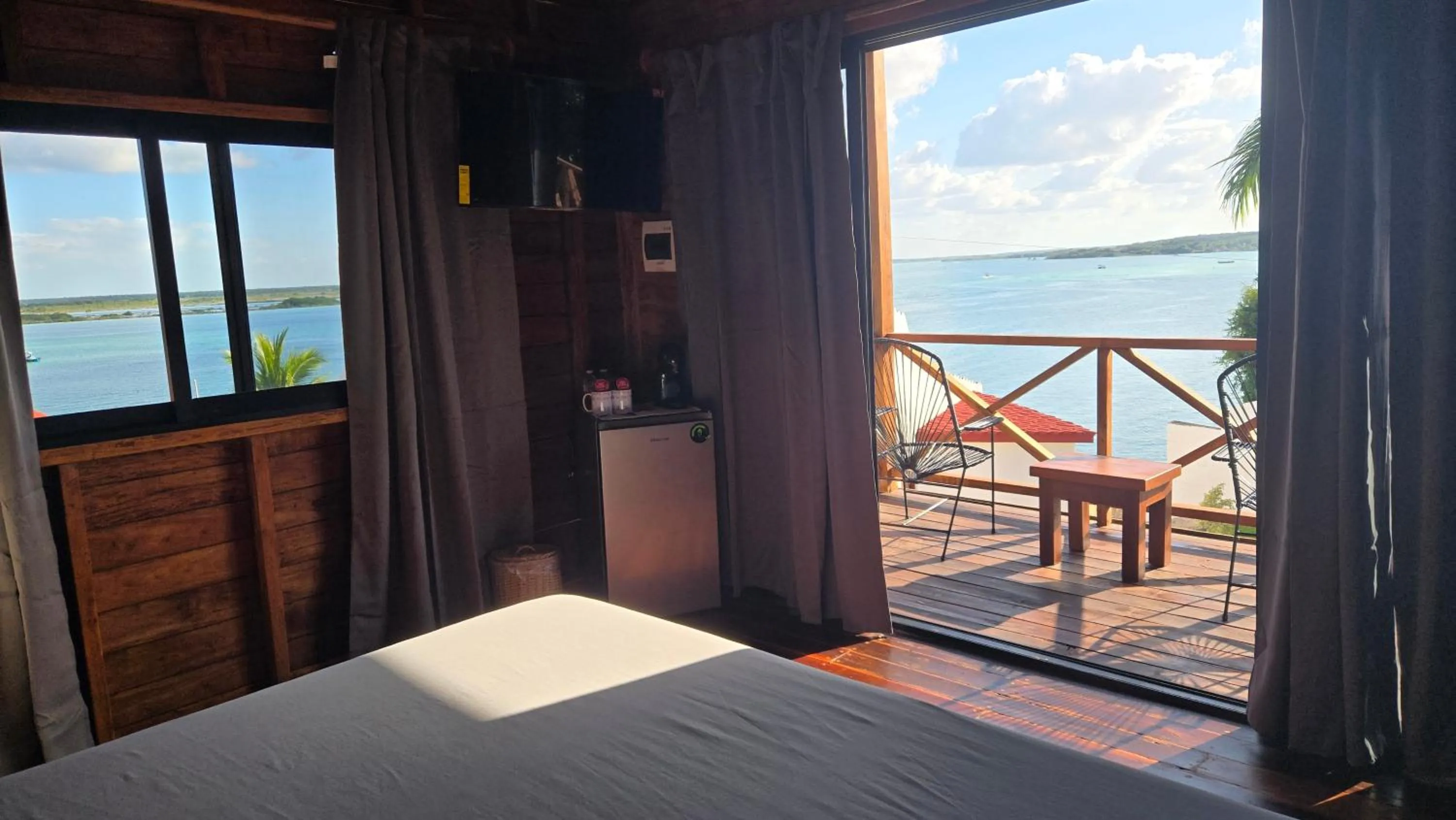 Bed in bacalar My Love Front Laguna