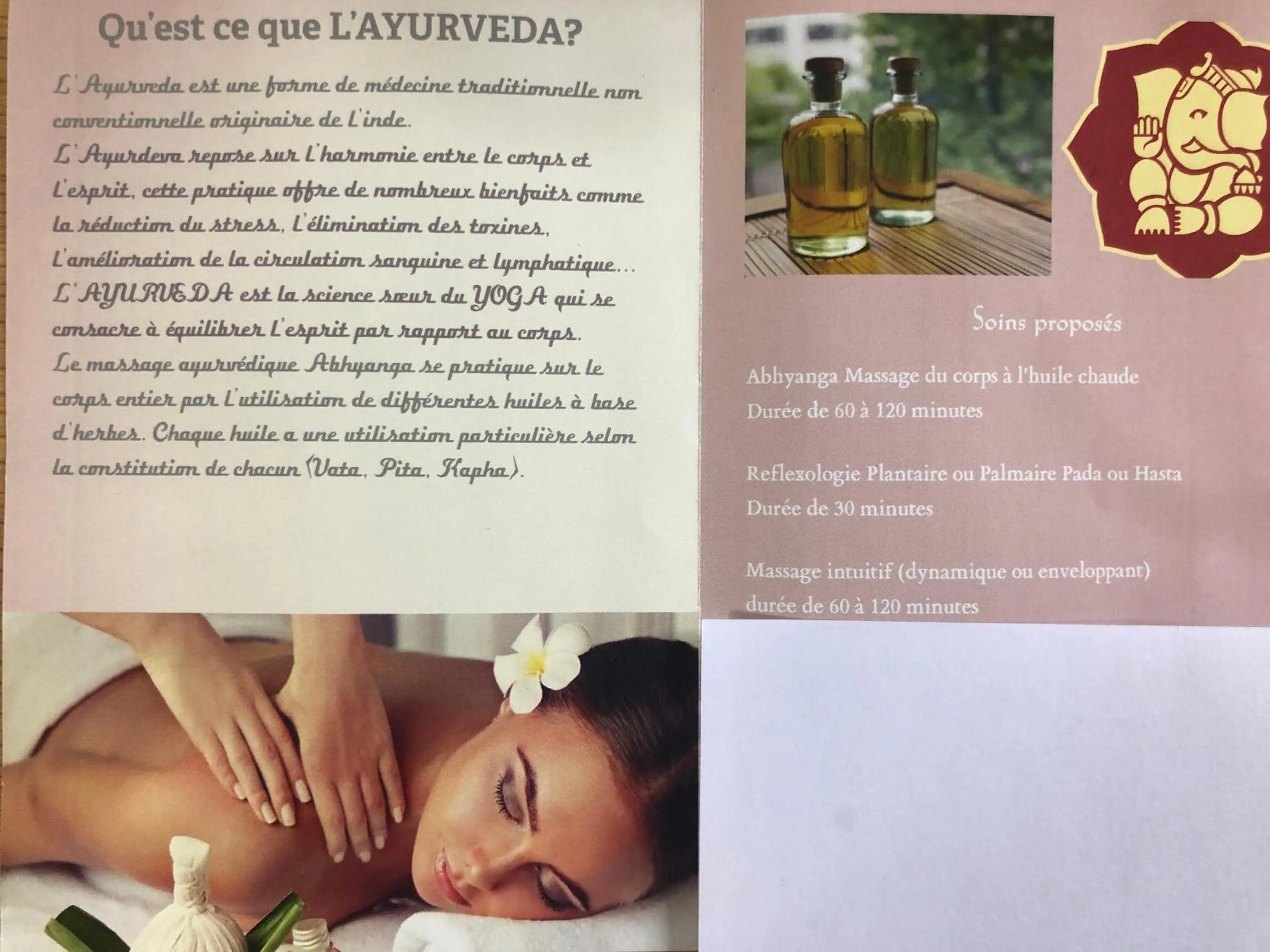 Massage in Chambre d'hôte La Bacotterie