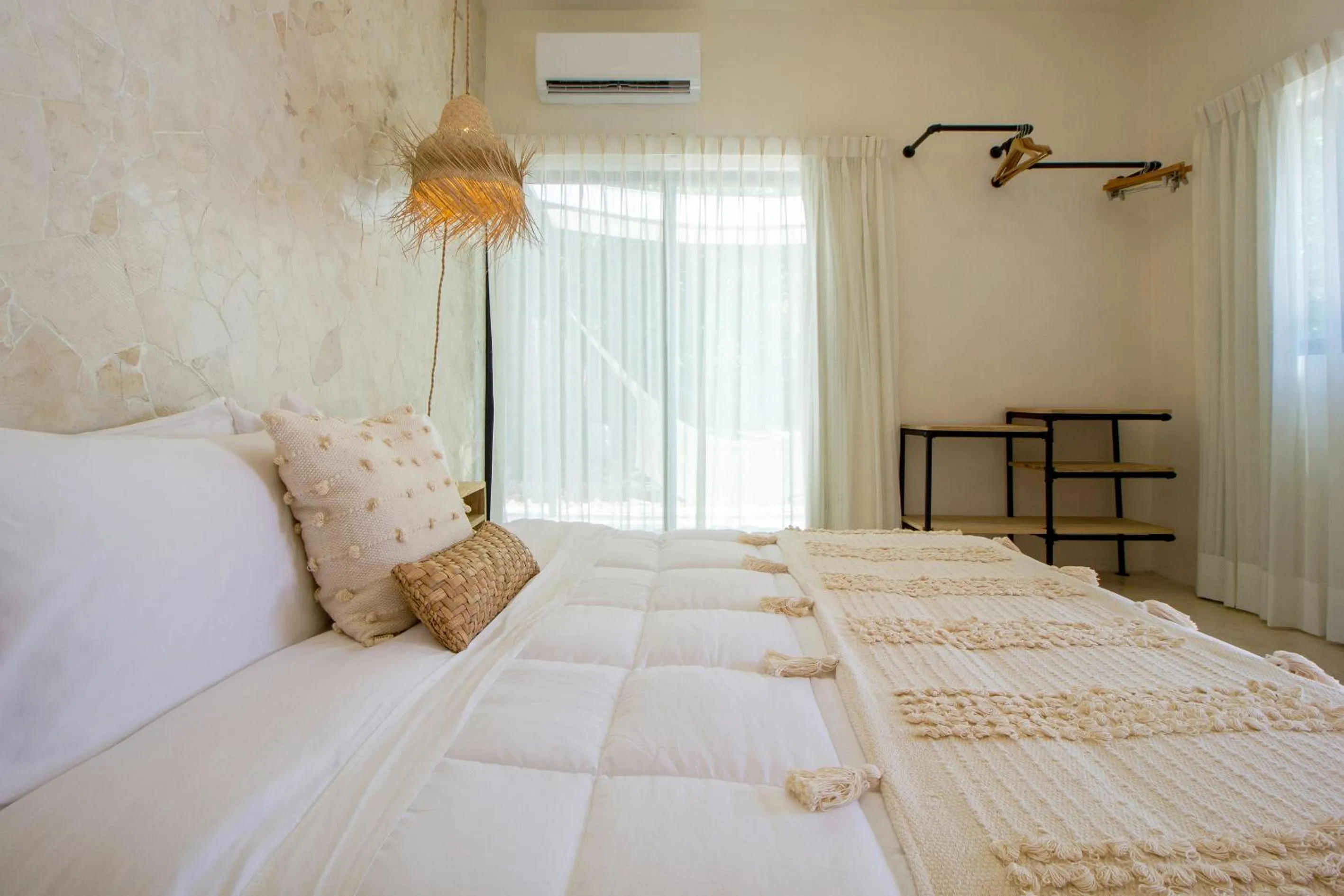 Patio, Bed in Casa Magu Merida