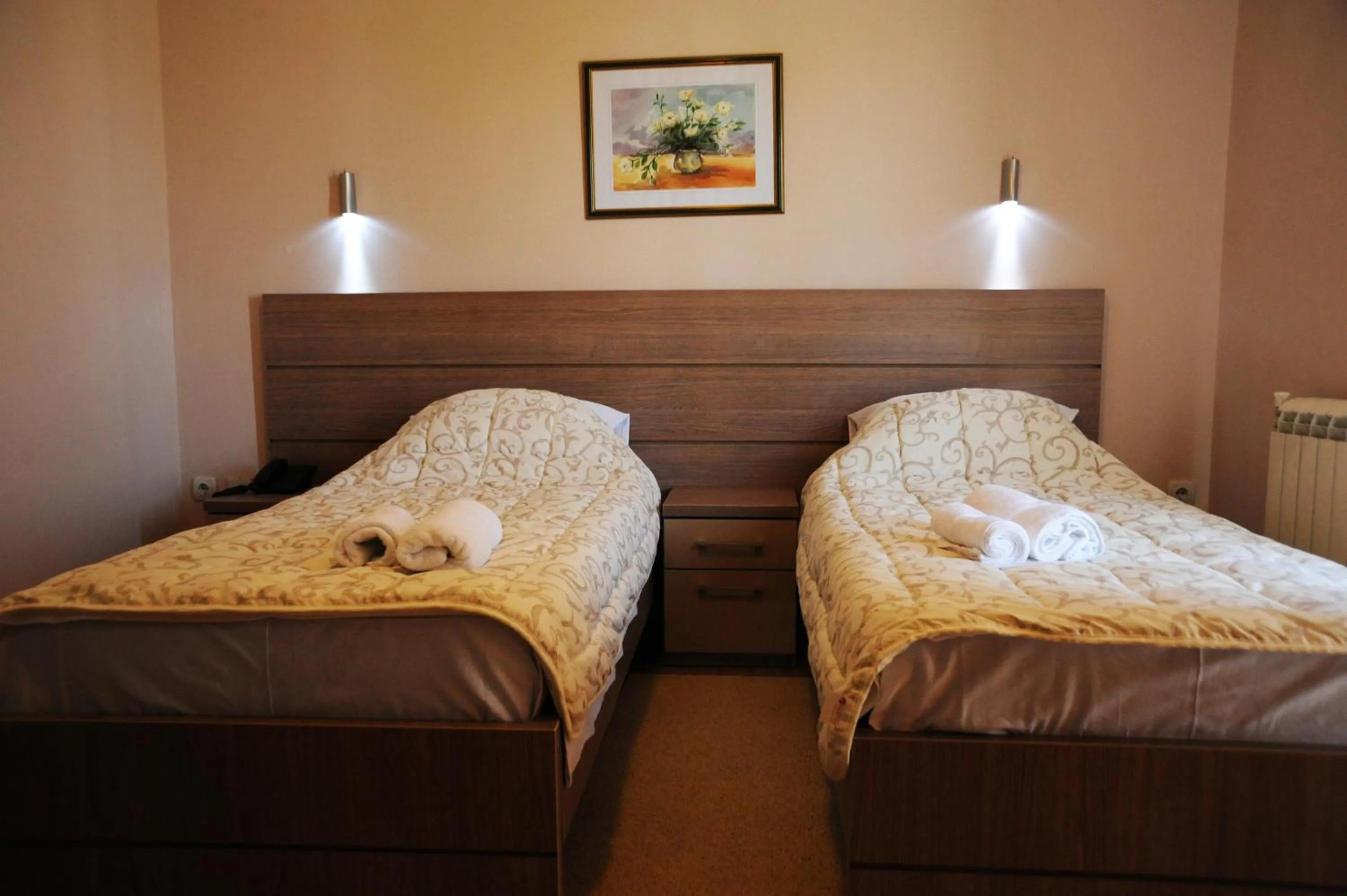 Bed in Garni Hotel Crystal Ice