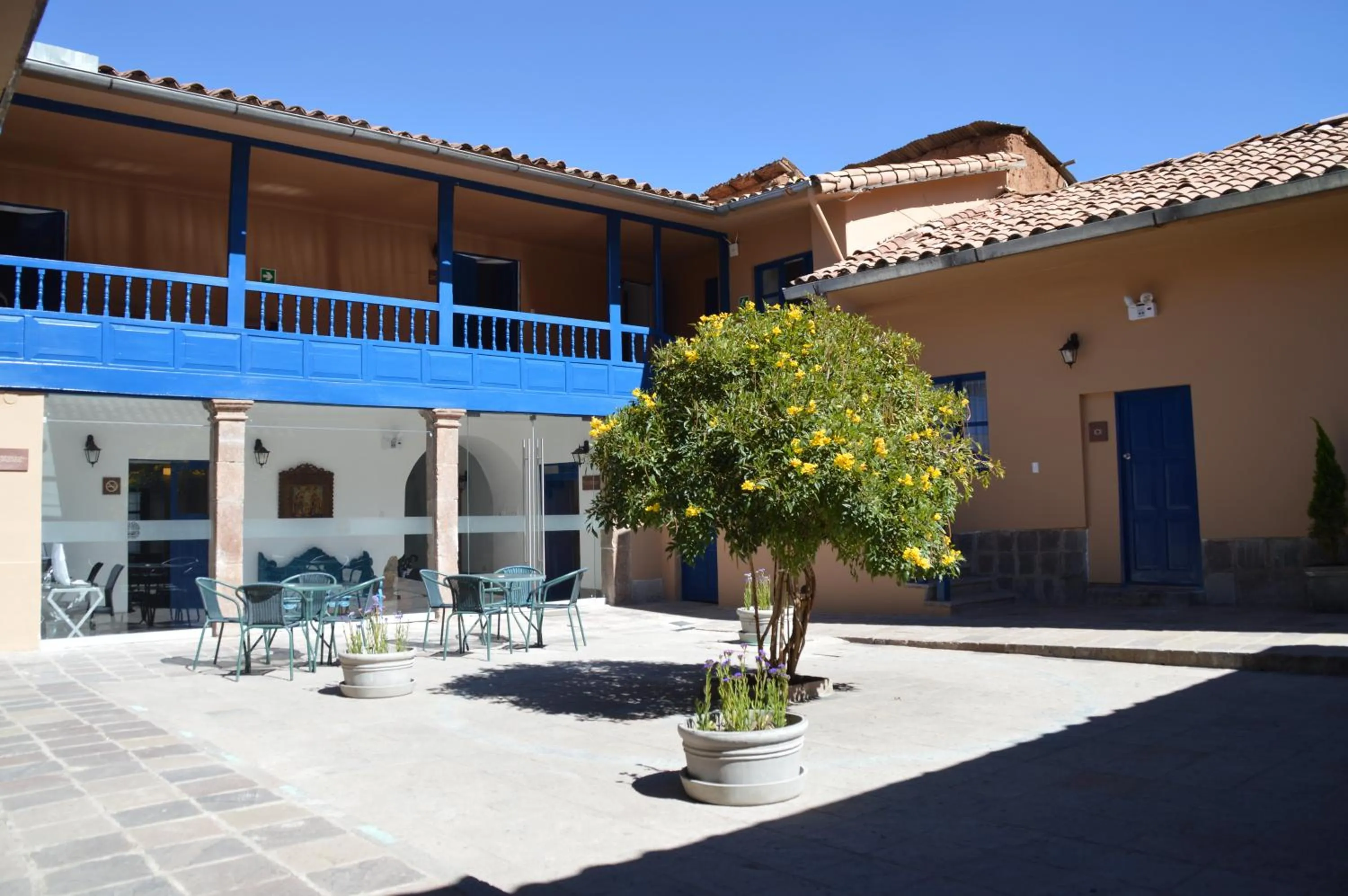 Patio in Tierra Viva Cusco San Blas
