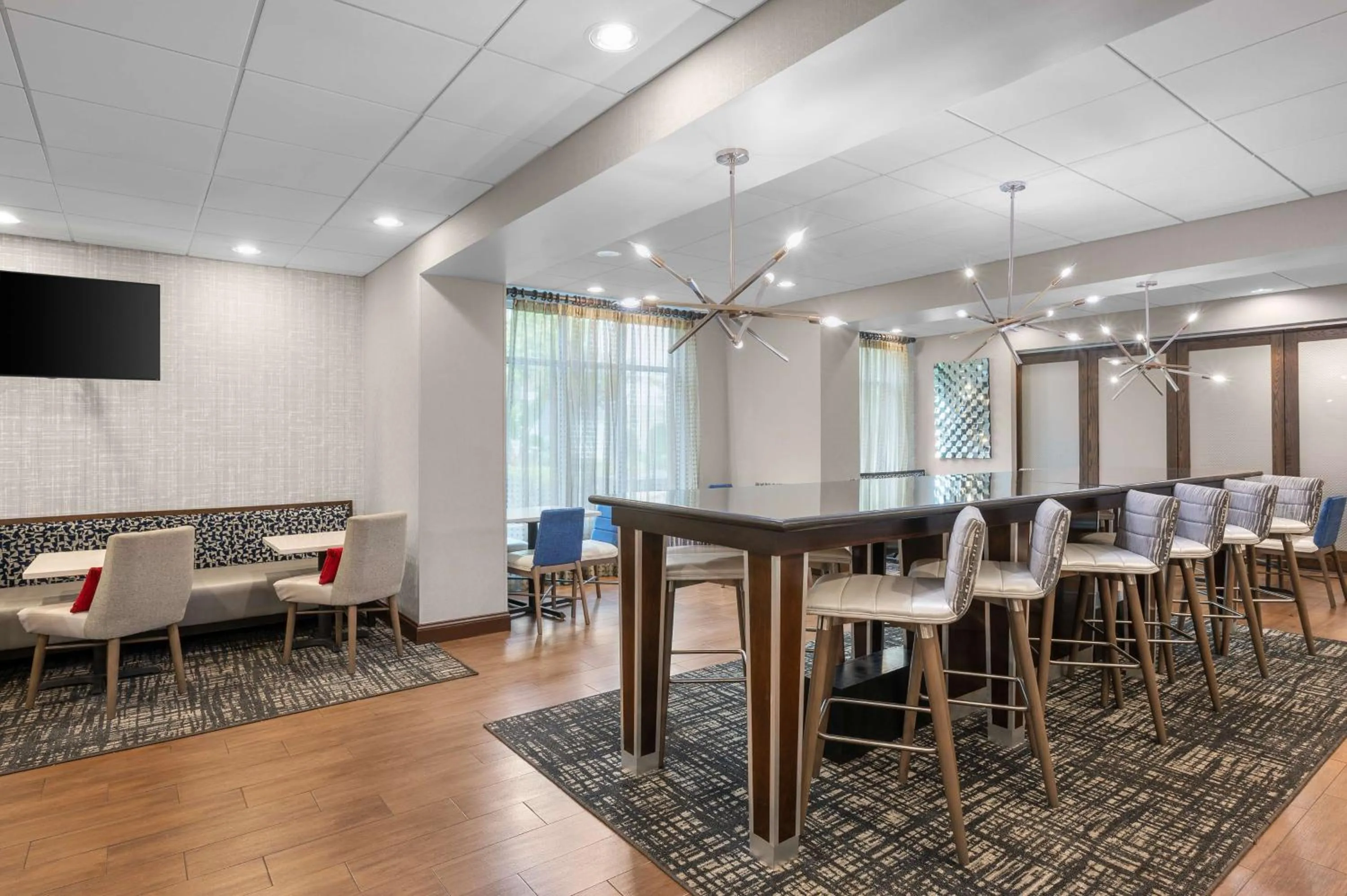 Lobby or reception in Hampton Inn Atlanta McDonough