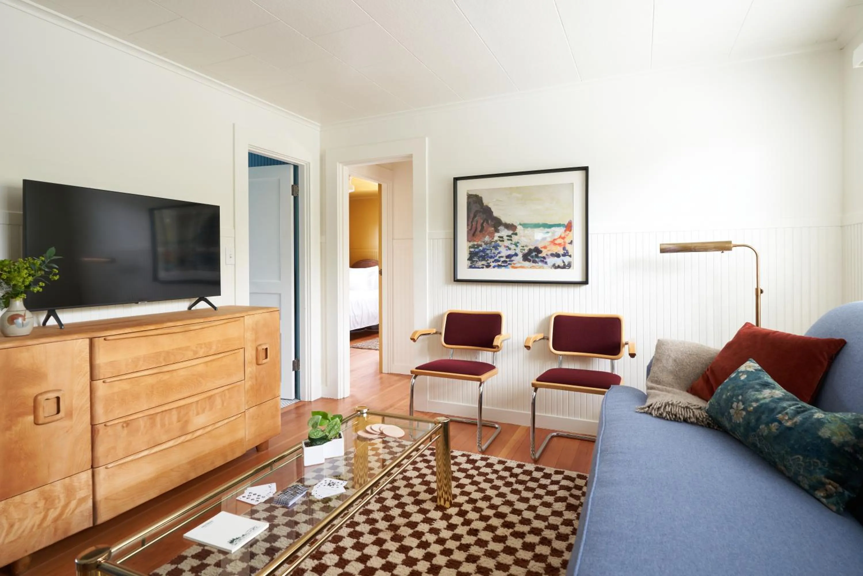 Living room in The Drifthaven at Gearhart