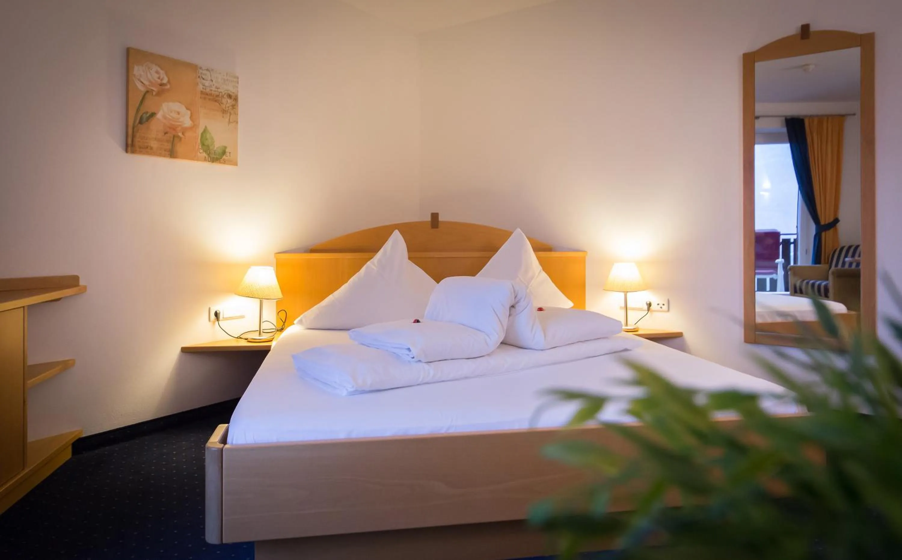 Bed in Hotel Garni Katnau