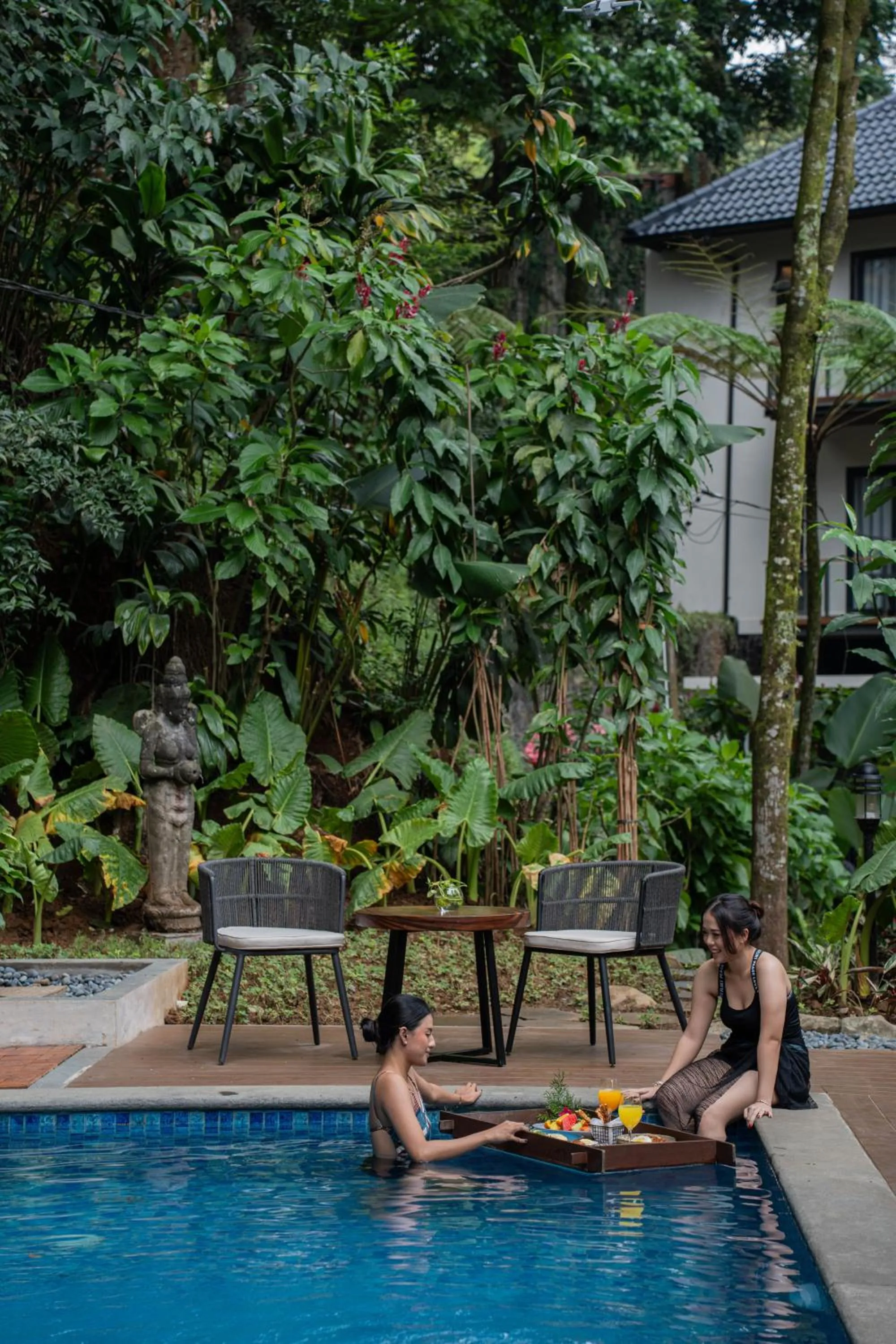 Swimming pool in Plataran Puncak Residences