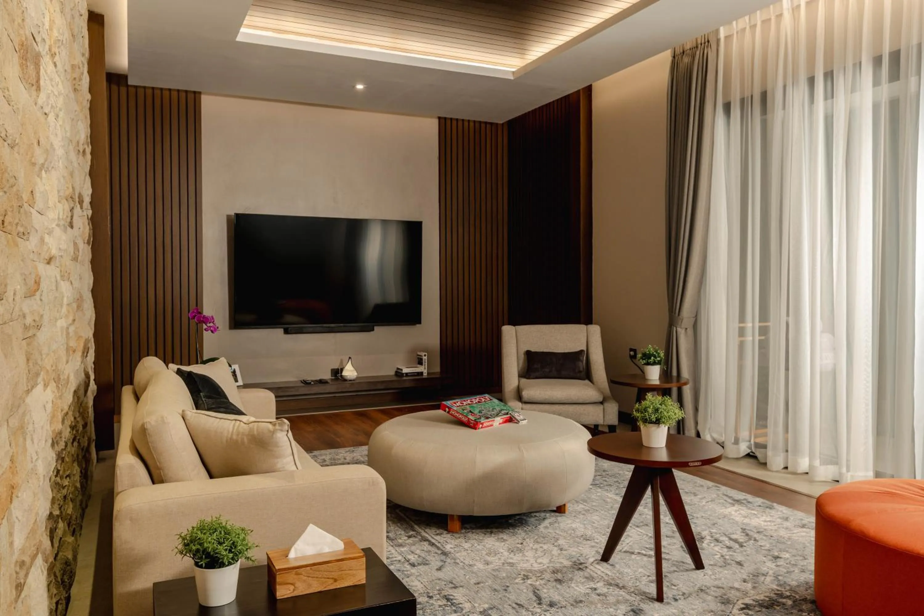 Living room in Plataran Puncak Residences