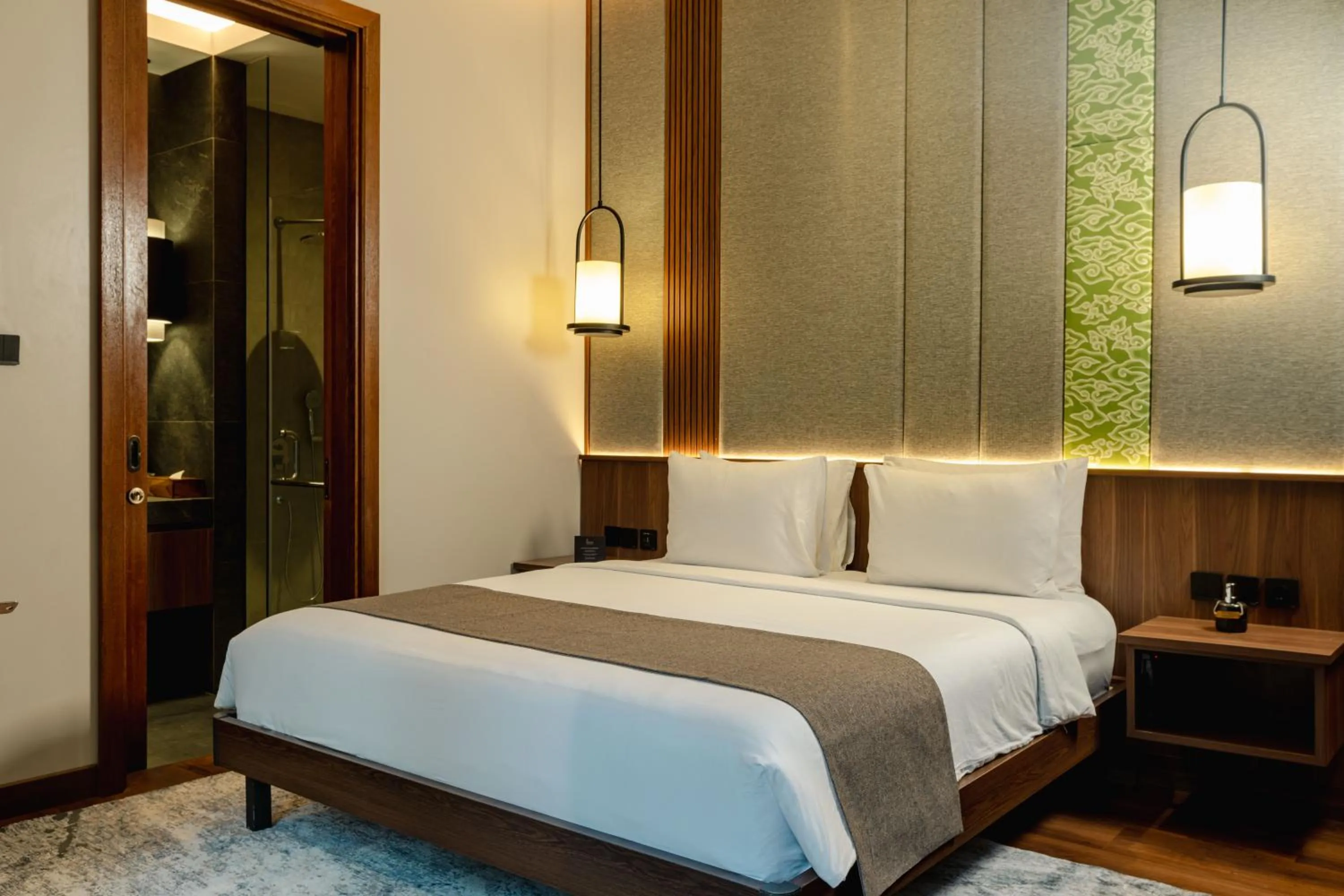 Bed in Plataran Puncak Residences