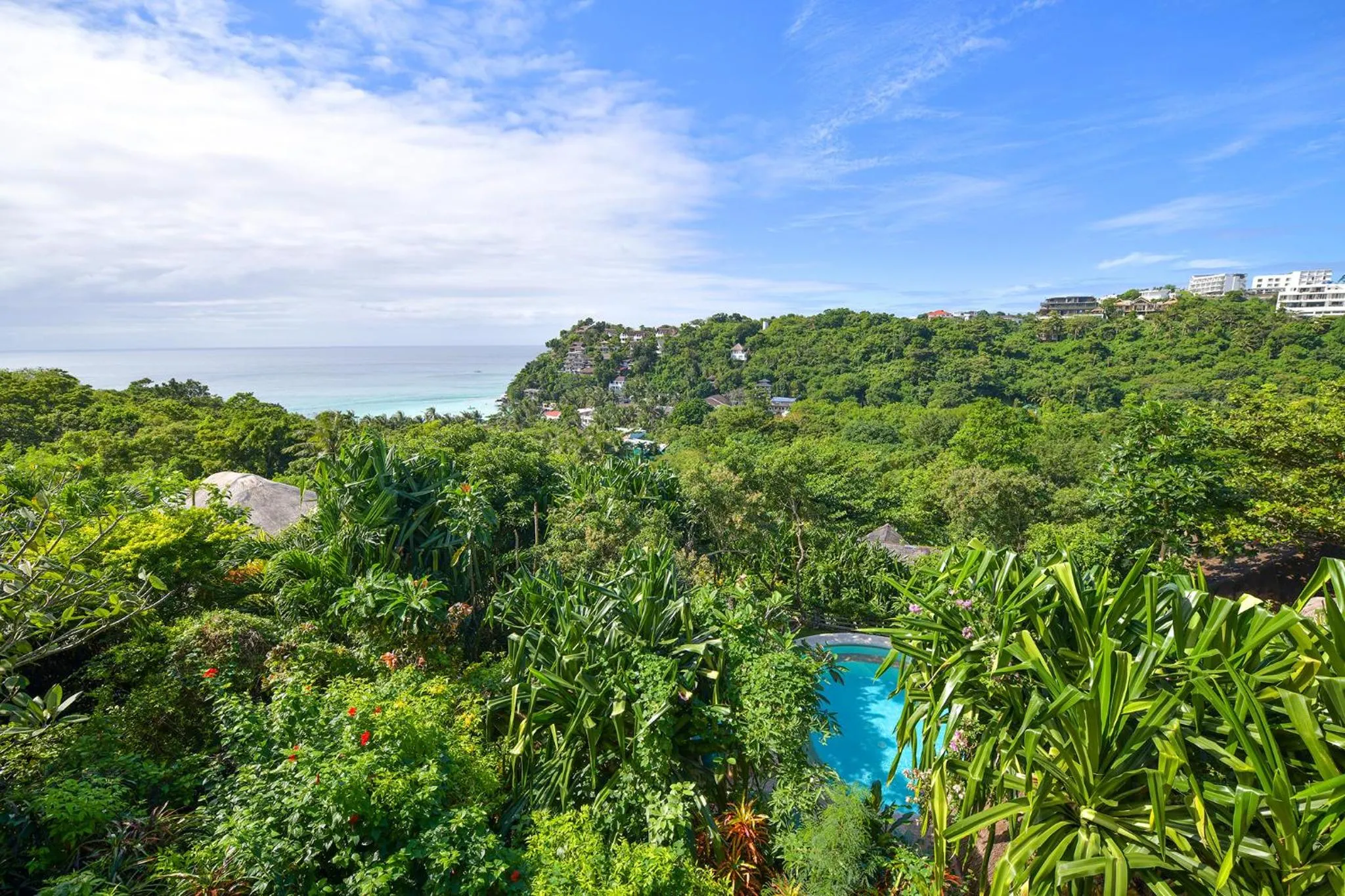 Natural landscape in Diniview Villa Resort