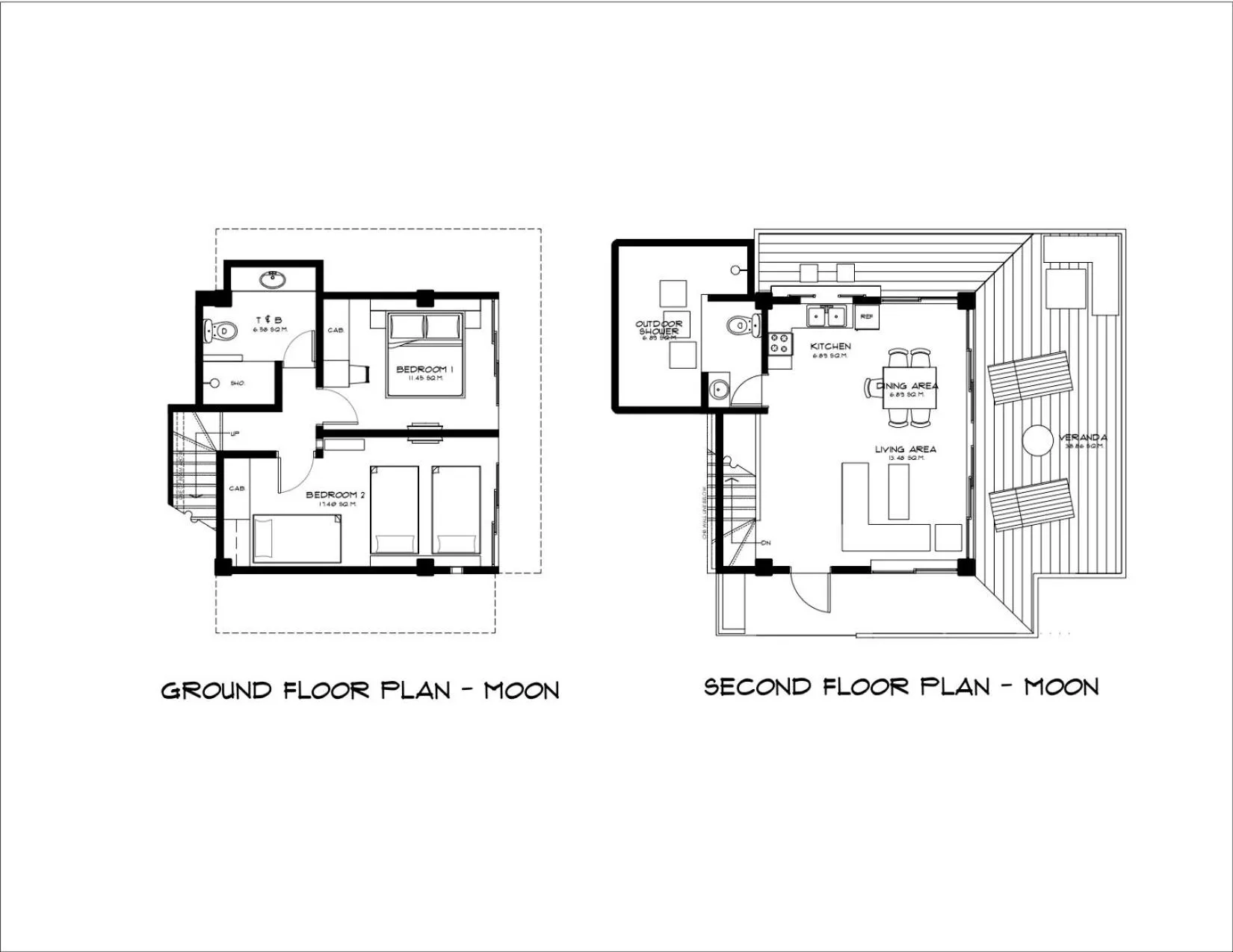 Floor plan in Diniview Villa Resort