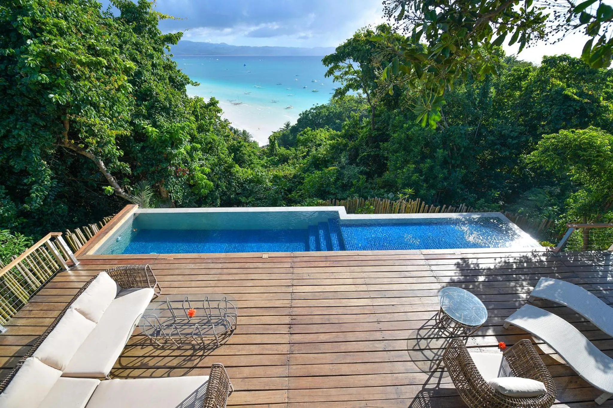 Natural landscape in Diniview Villa Resort