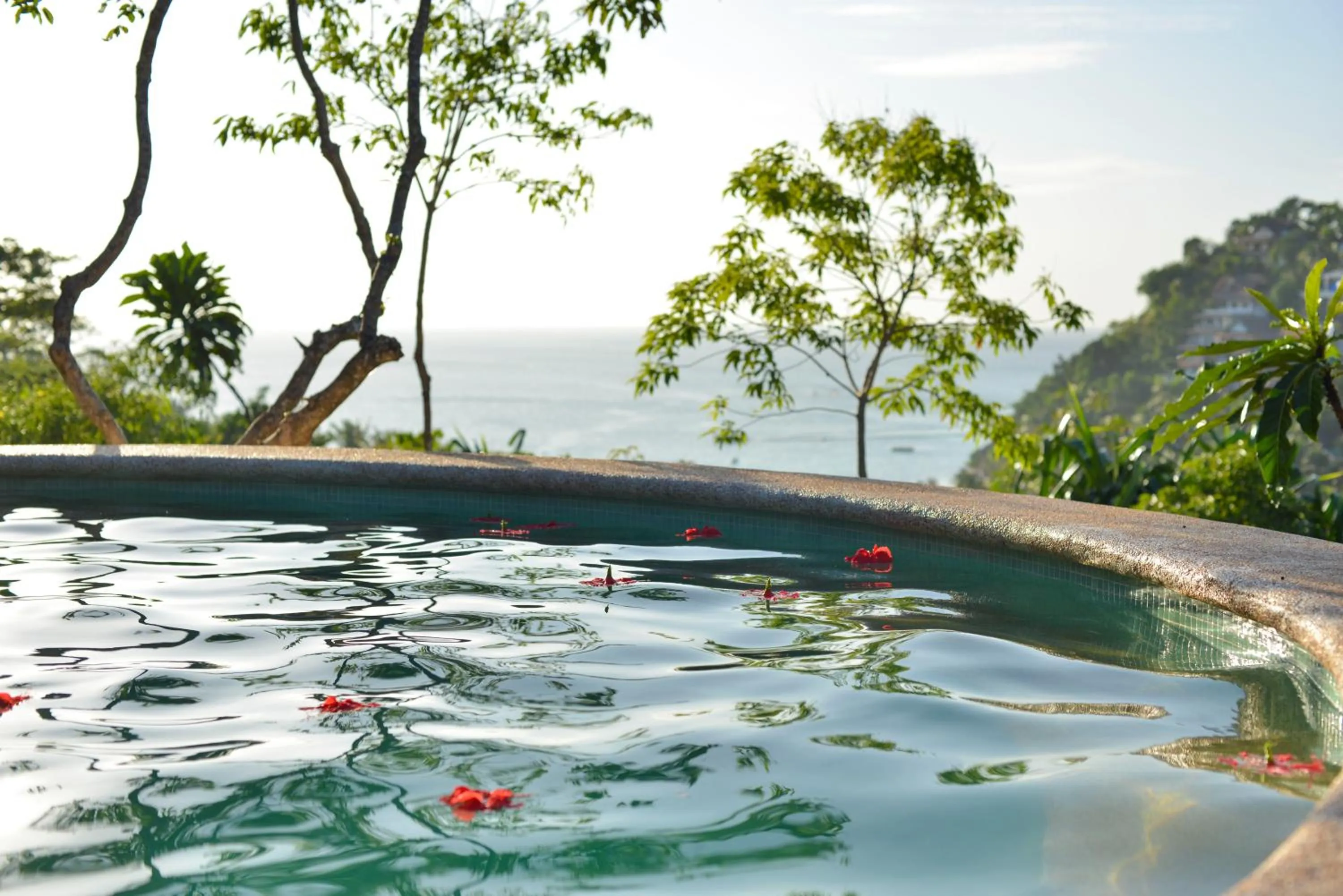 Pool view in Diniview Villa Resort