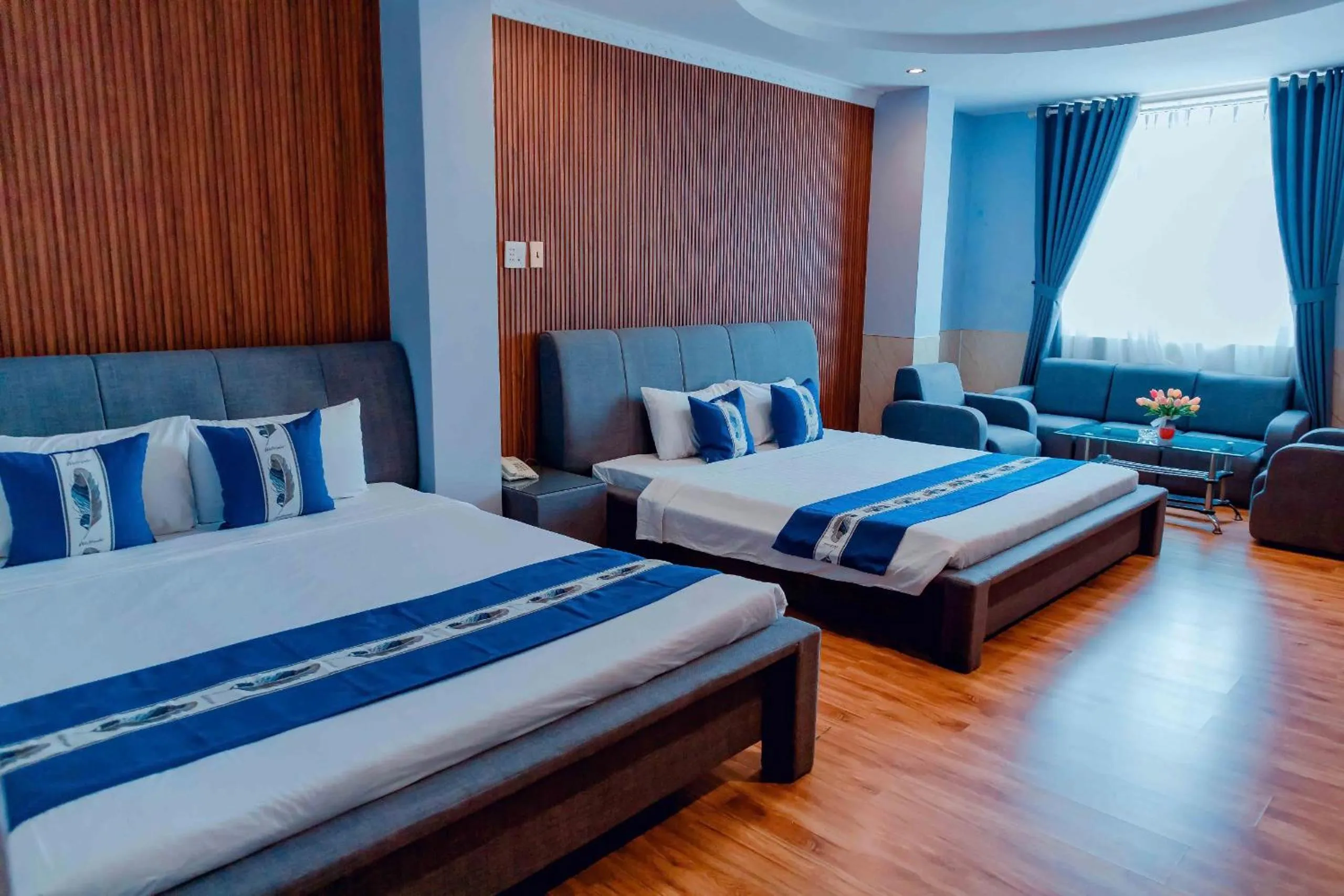 Bed in Linh Phuong 3 Hotel