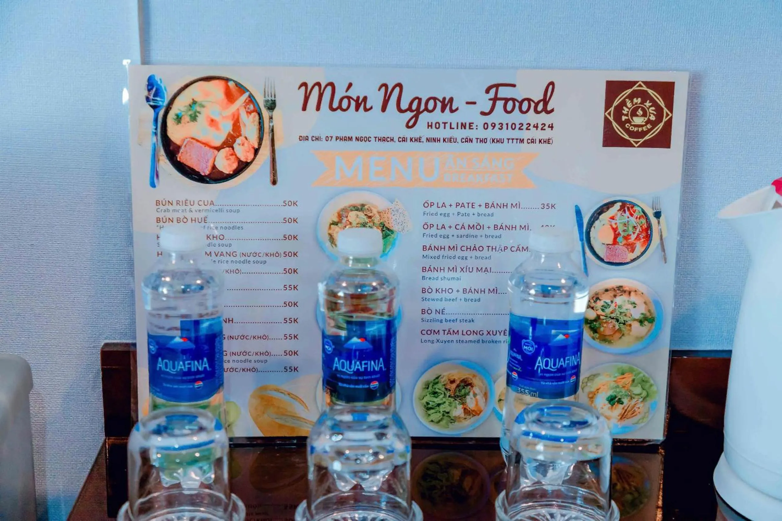 Drinks in Linh Phuong 3 Hotel