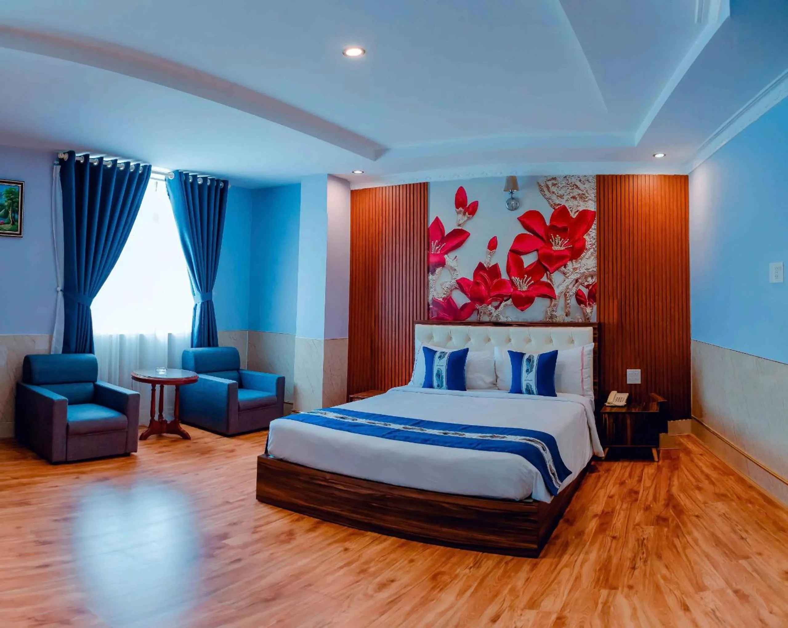 Bed in Linh Phuong 3 Hotel
