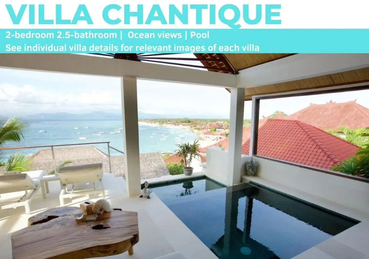 Villa Chantique - Two-Bedroom Villa With Private Pool and Ocean View in Aqua Nusa - Luxury Lembongan Villas Villa Chantique - Two-Bedroom Villa With Private Pool and Ocean View in Aqua Nusa - Luxury Lembongan Villas