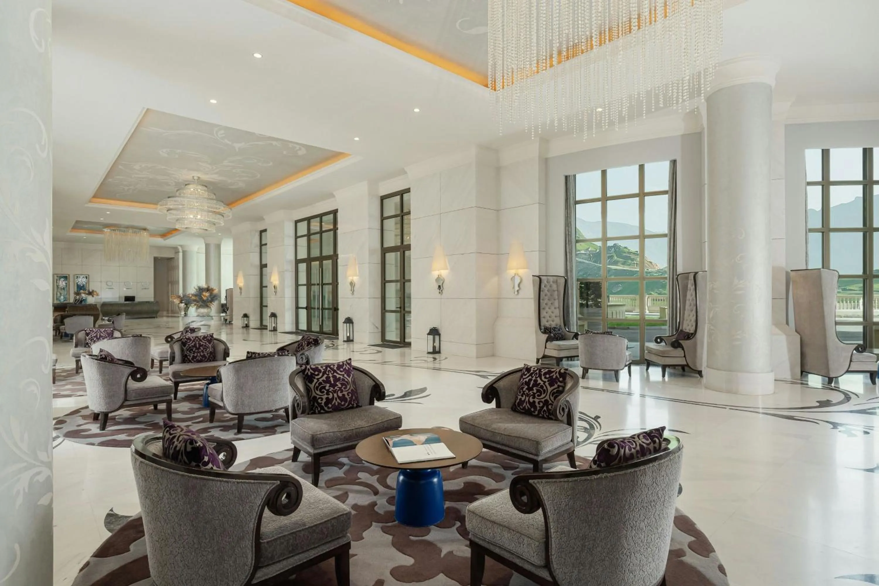 Lobby or reception in Pik Palace, Shahdag, Autograph Collection