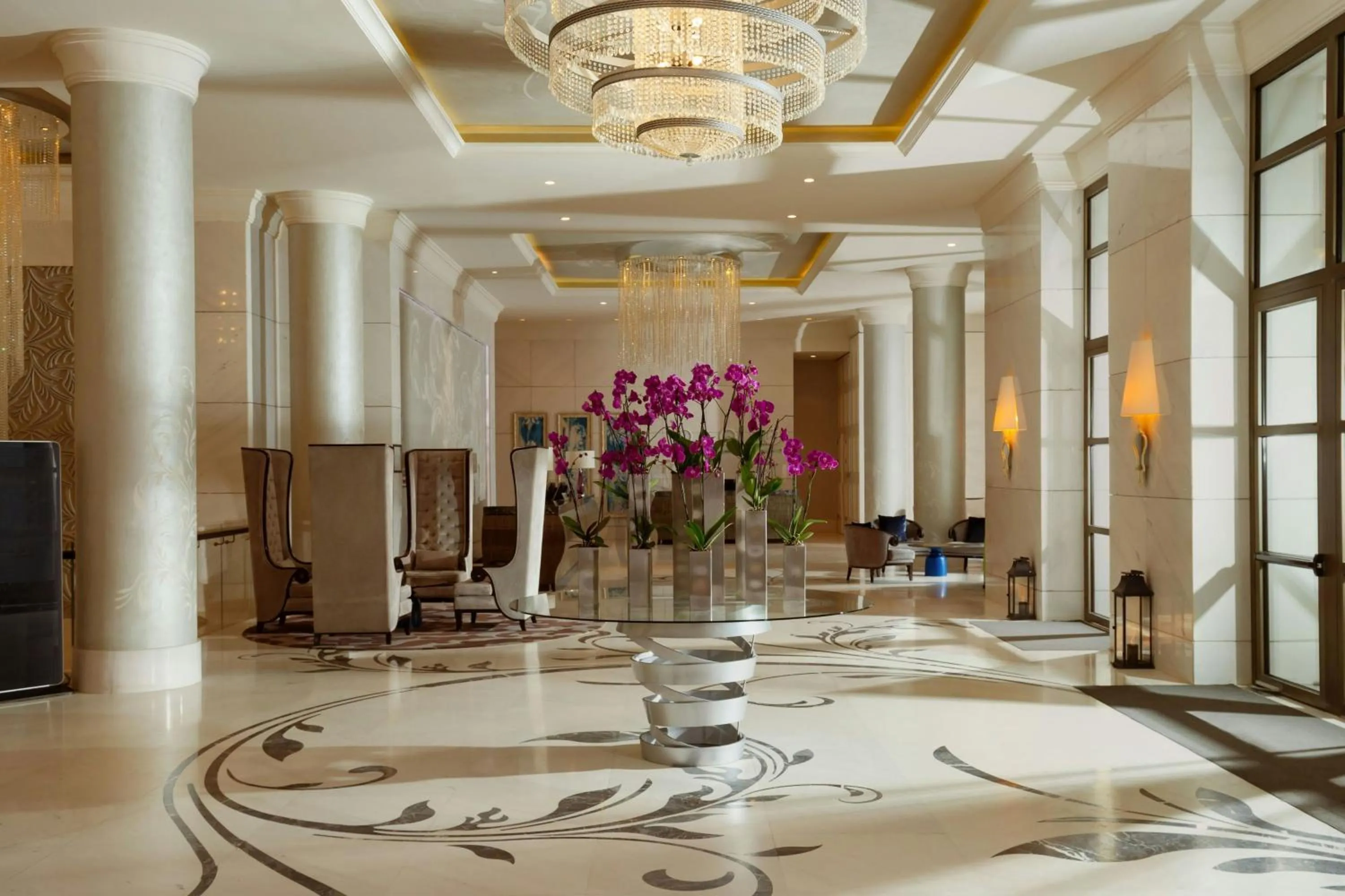 Lobby or reception in Pik Palace, Shahdag, Autograph Collection