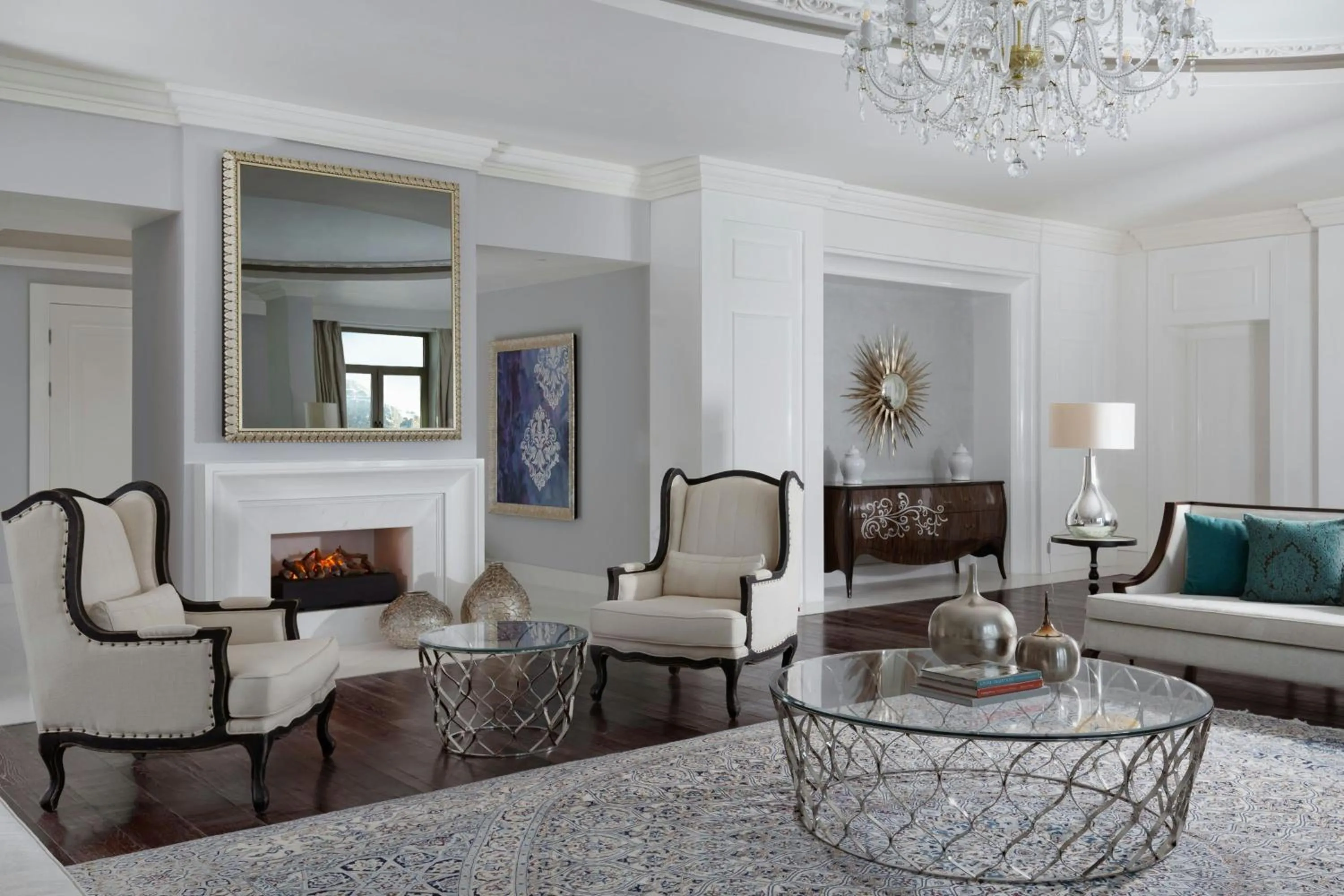 Living room in Pik Palace, Shahdag, Autograph Collection