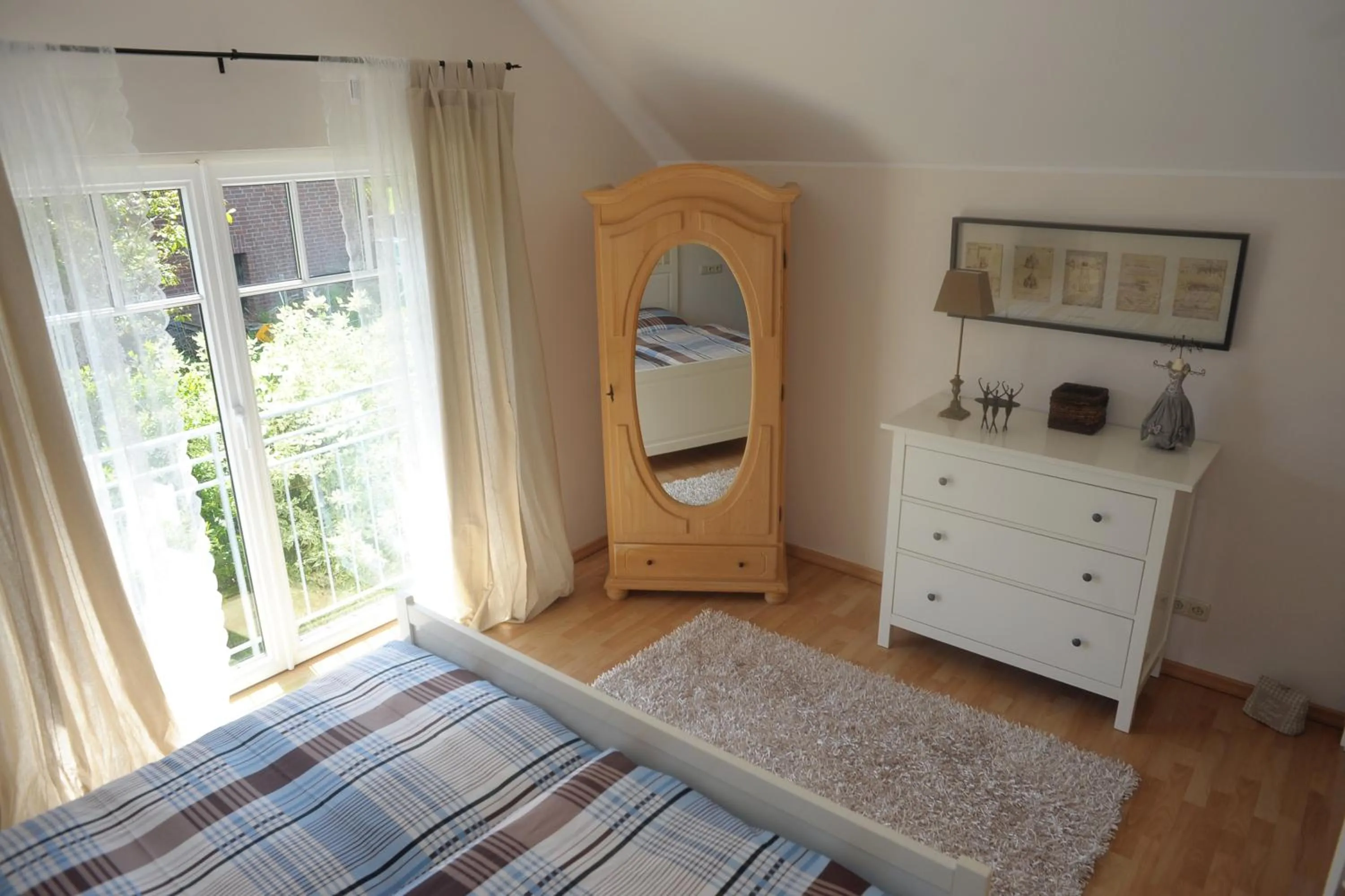 Bedroom, Bed in Ferienwohnung Landfein Schalkenmehren