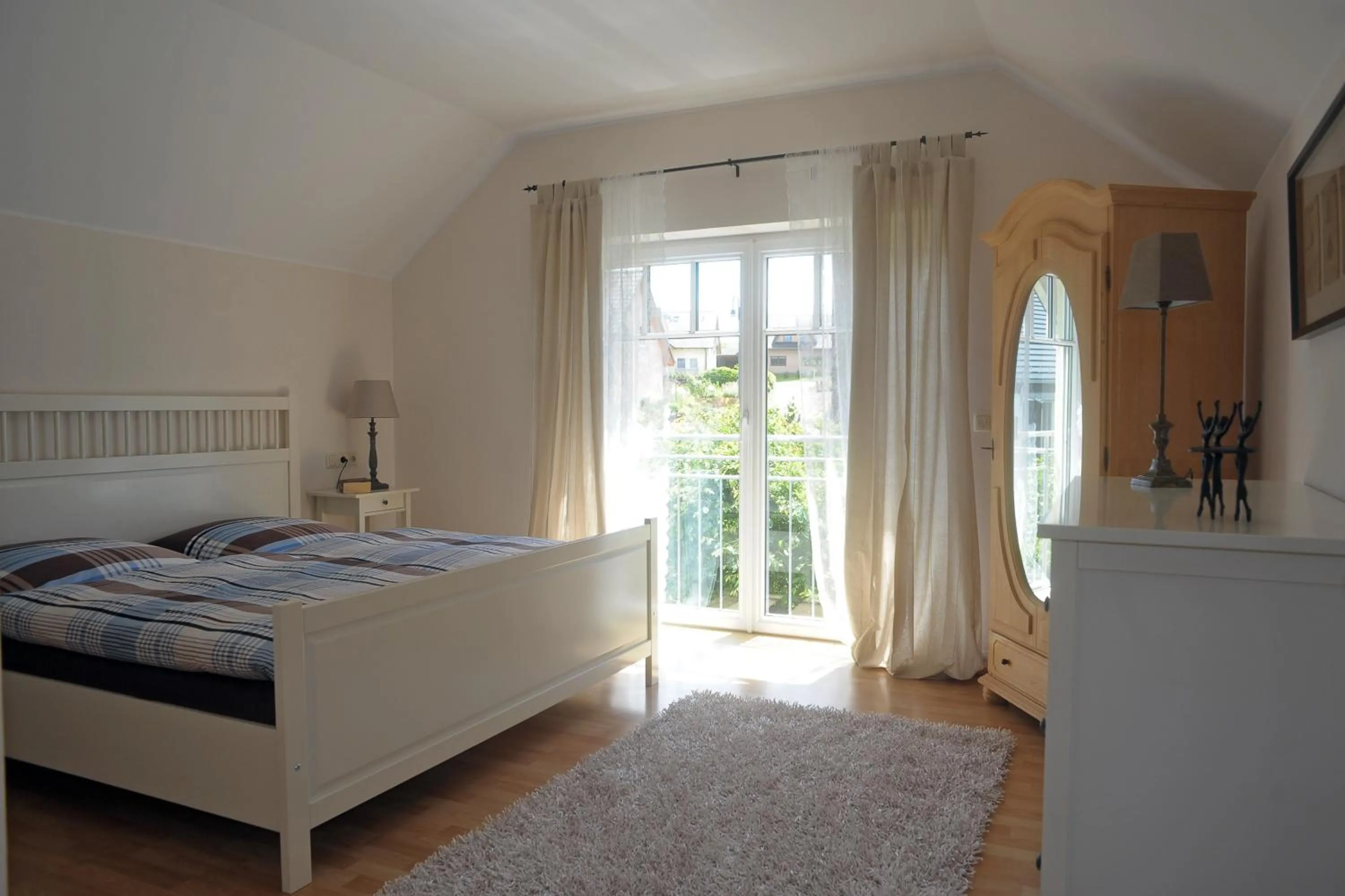 Bedroom, Bed in Ferienwohnung Landfein Schalkenmehren