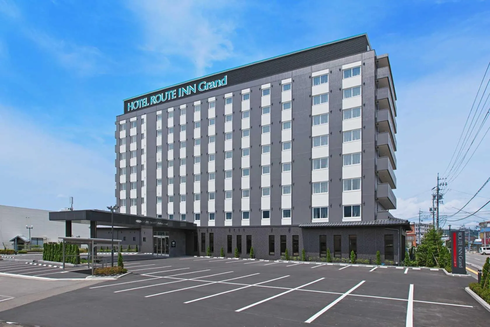 Property building in Hotel Route Inn Grand Nakano Obuse