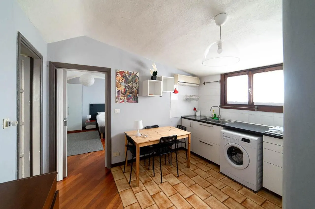 Kitchen or kitchenette in Hbhall Residenze Darsena