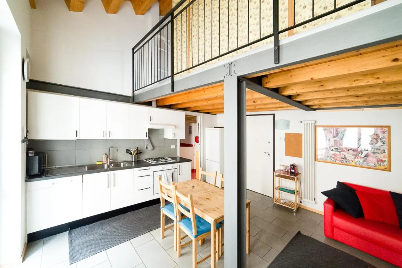 Kitchen or kitchenette in Hbhall Residenze Darsena