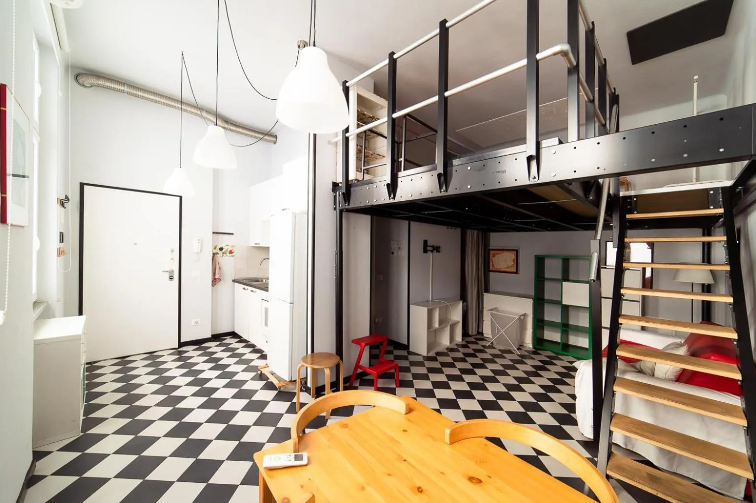 Kitchen or kitchenette in Hbhall Residenze Darsena