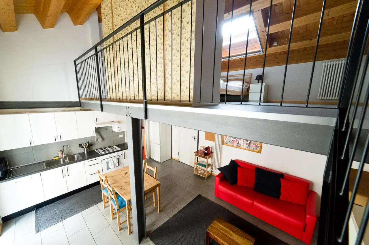 Kitchen or kitchenette in Hbhall Residenze Darsena