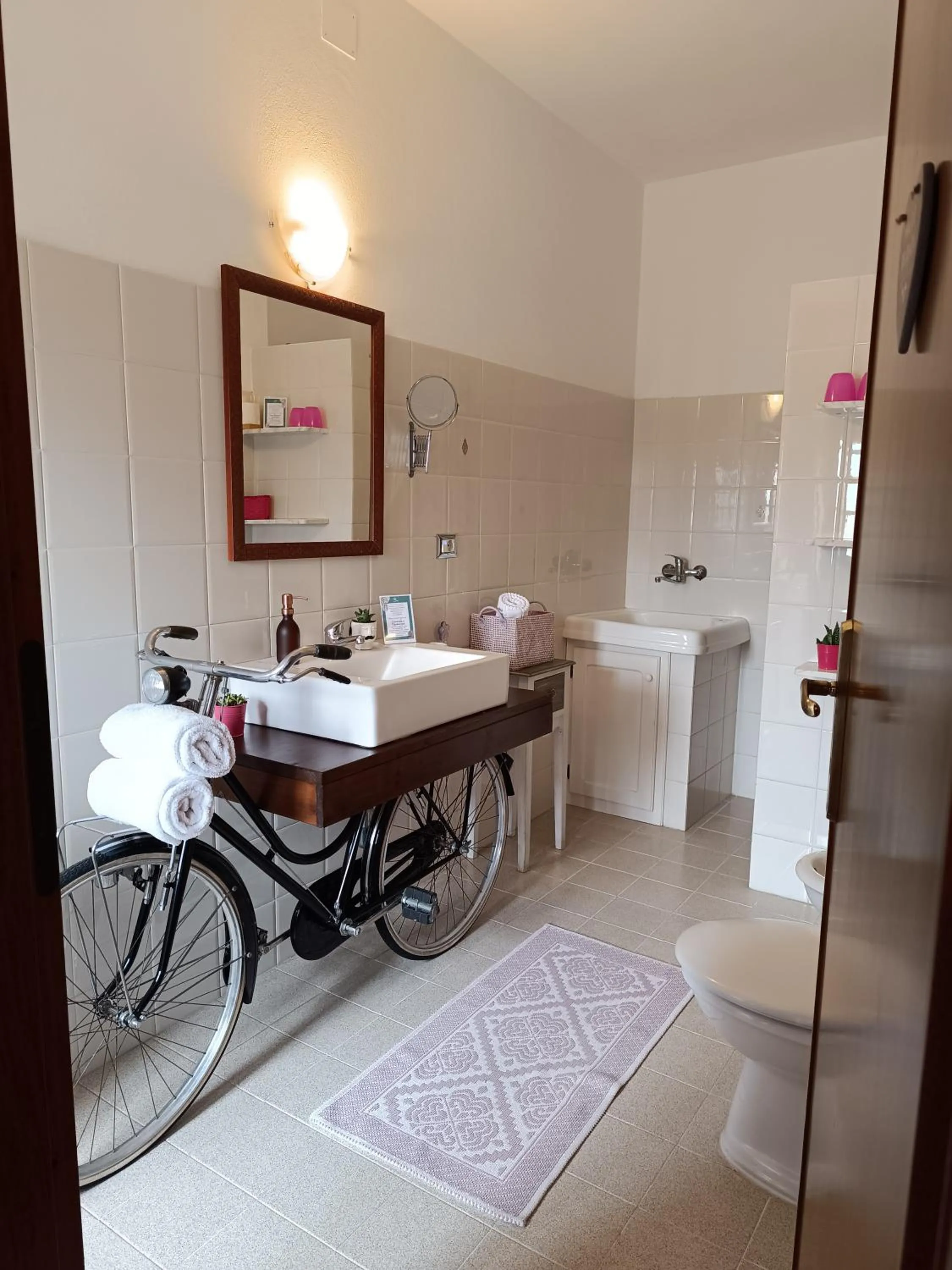 Bathroom in Il Sentiero B&Bìo