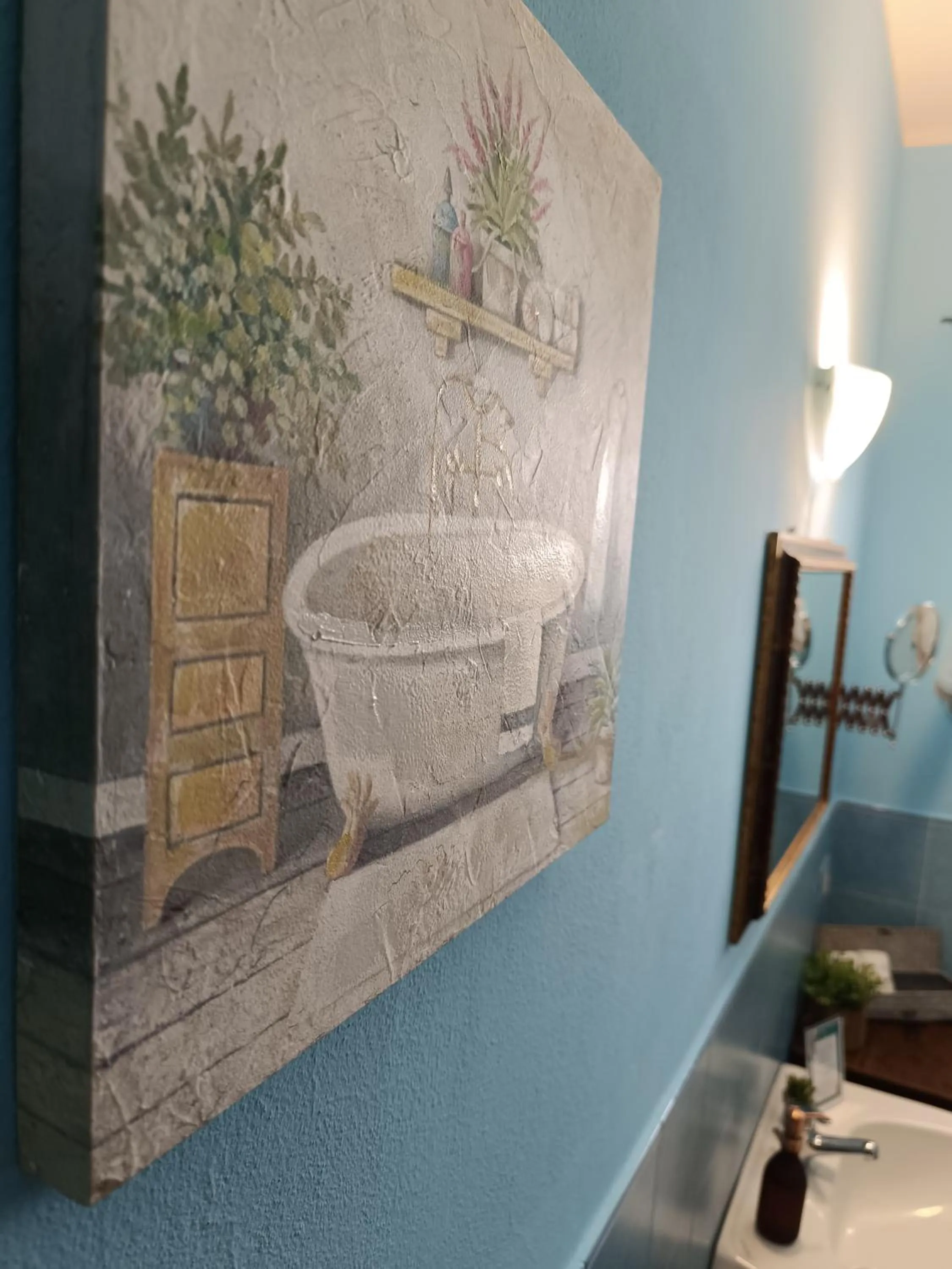 Bathroom in Il Sentiero B&Bìo