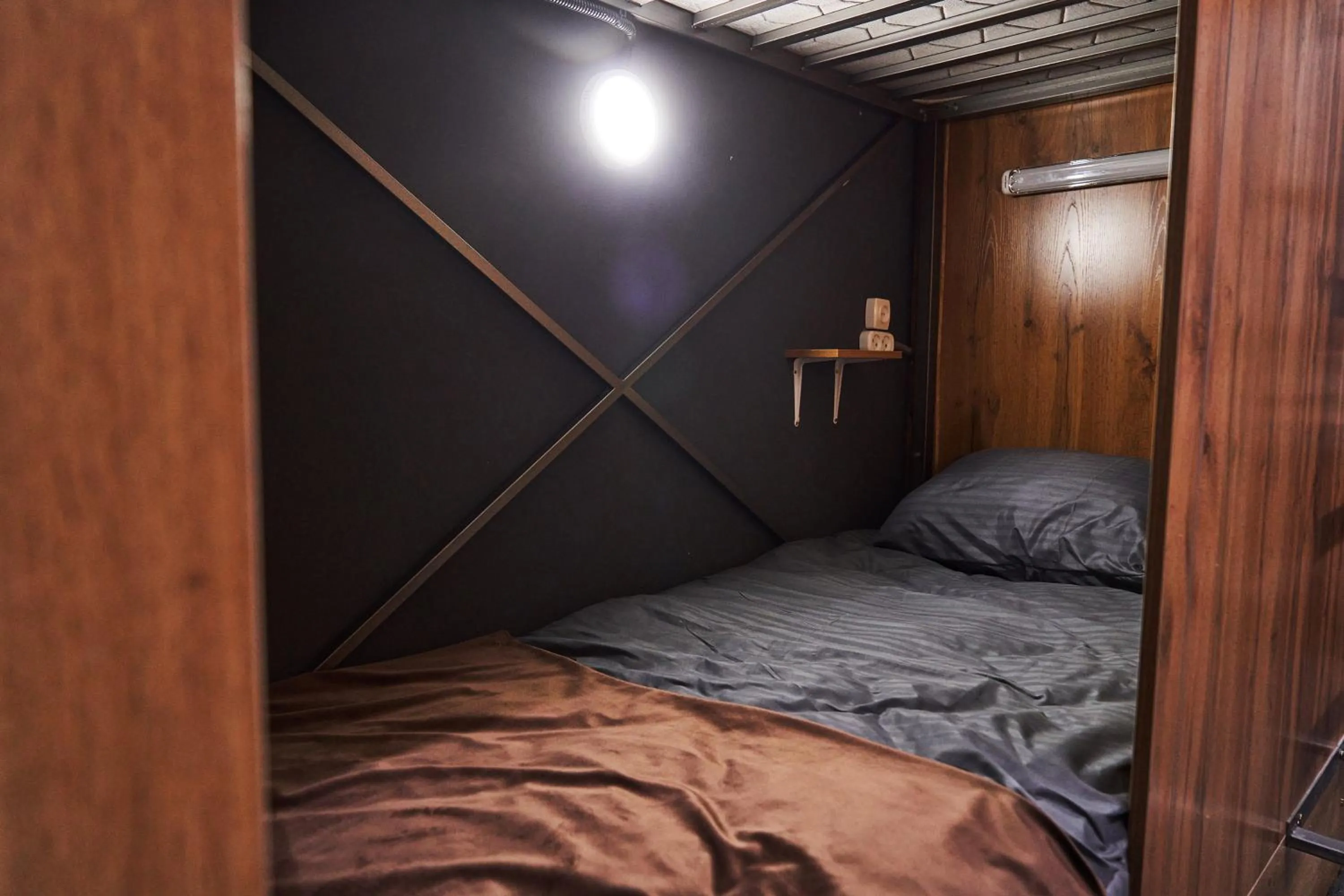 Bed in Gagarin Capsule Hotel