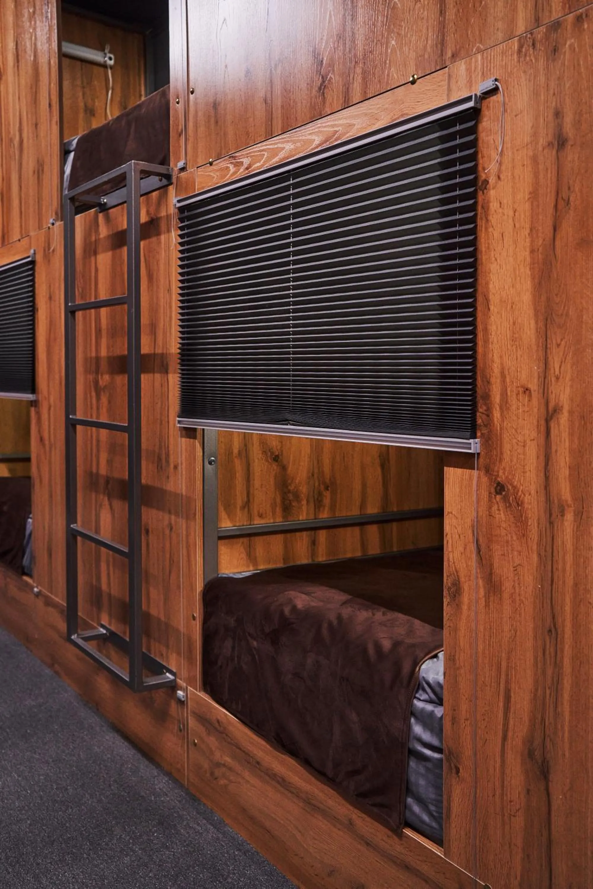 bunk bed in Gagarin Capsule Hotel