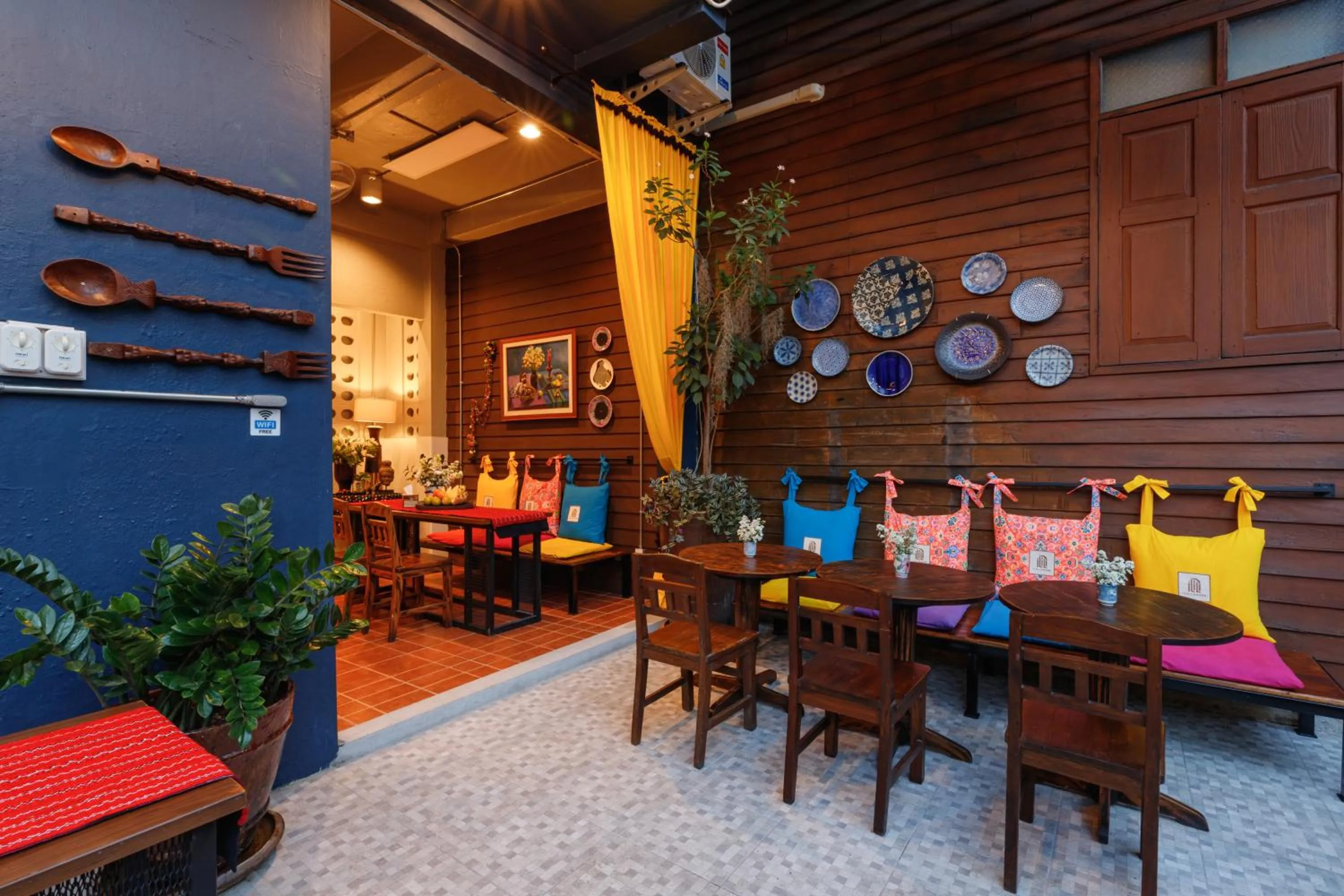 Seating area in ILILI House