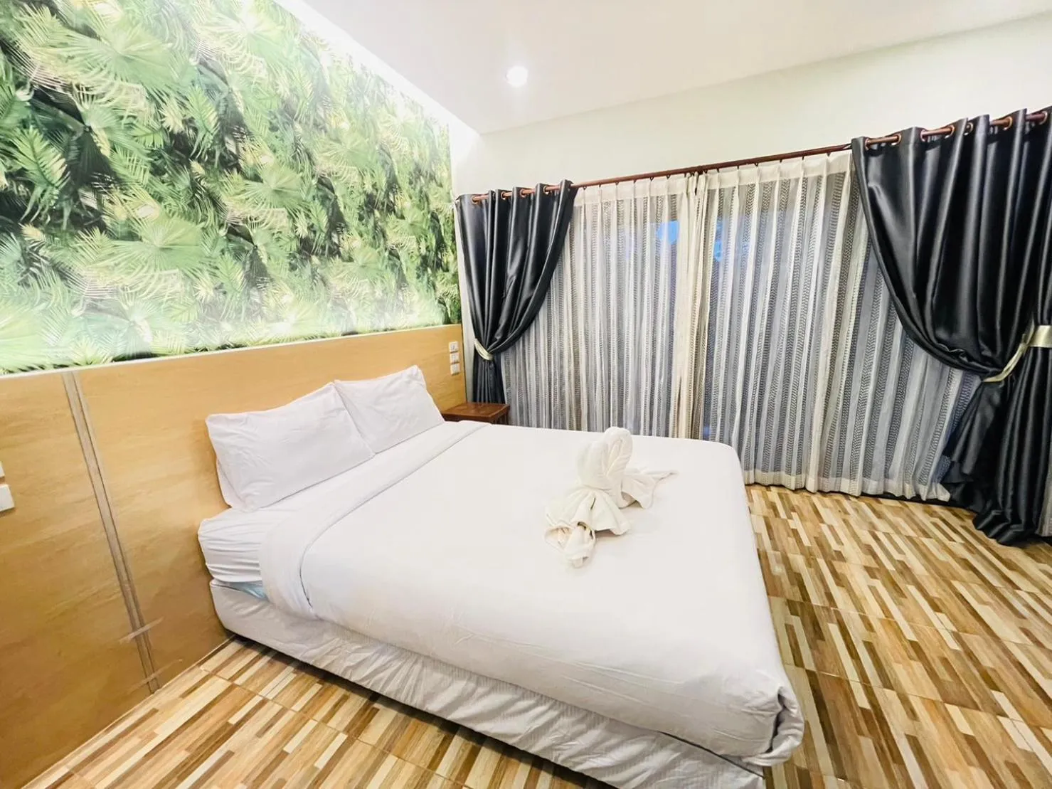 Bed in สงขลาคีรี รีสอร์ท SongkhlaKeeree Resort
