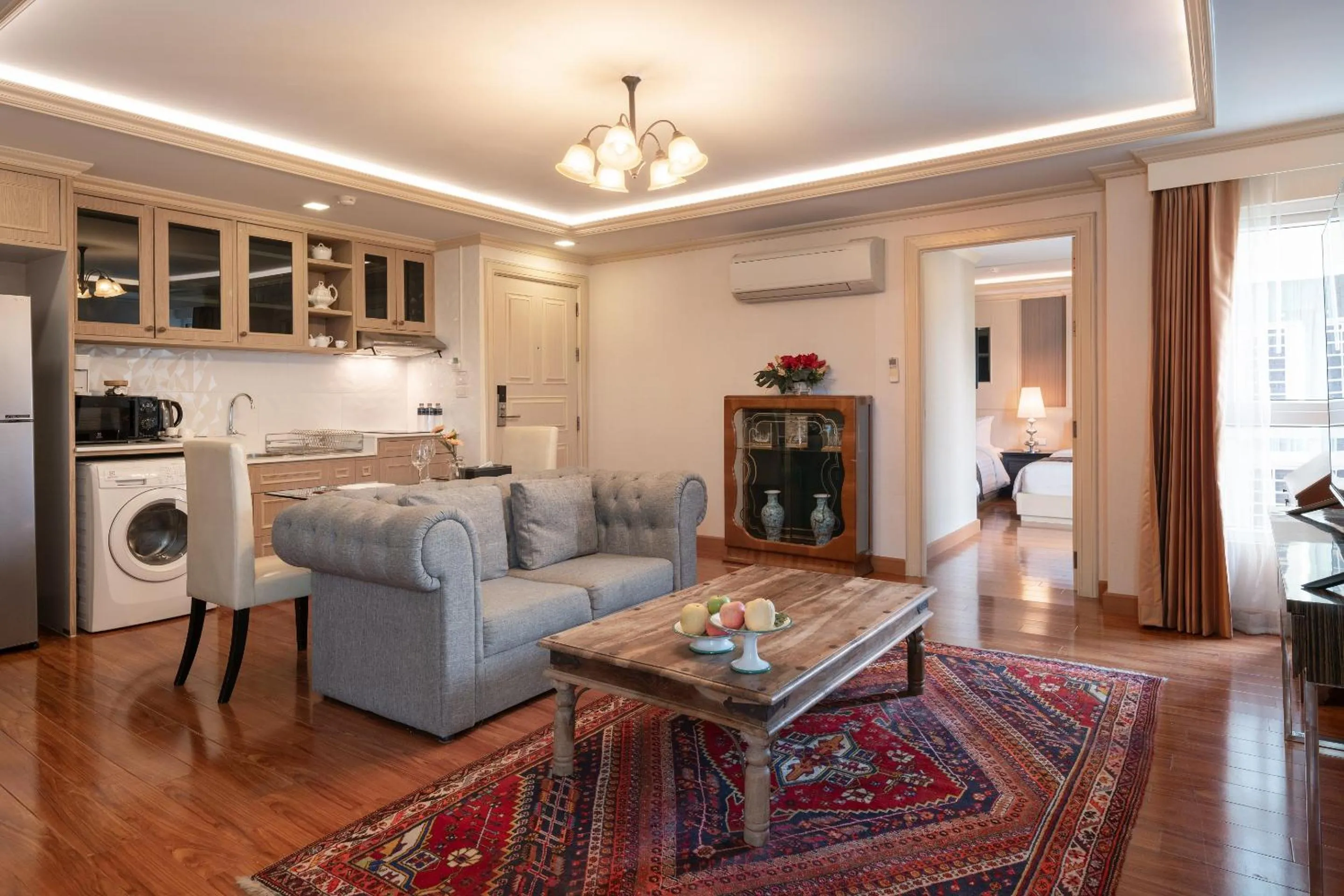 Kitchen or kitchenette in Aspira Hana Executive Suite Thonglor