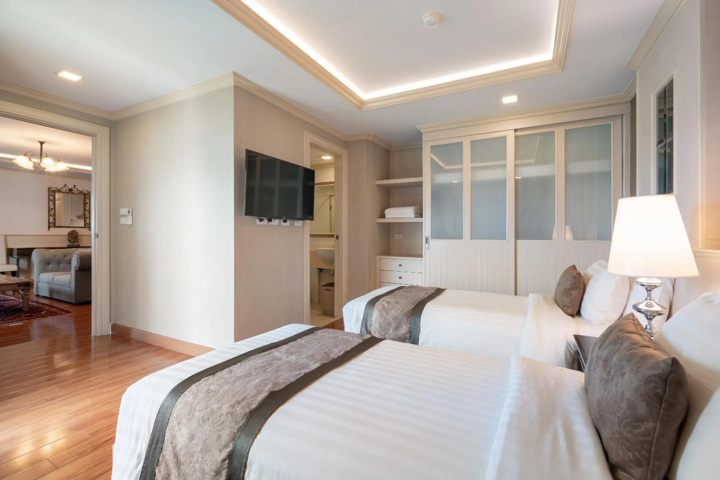 Bed in Aspira Hana Executive Suite Thonglor