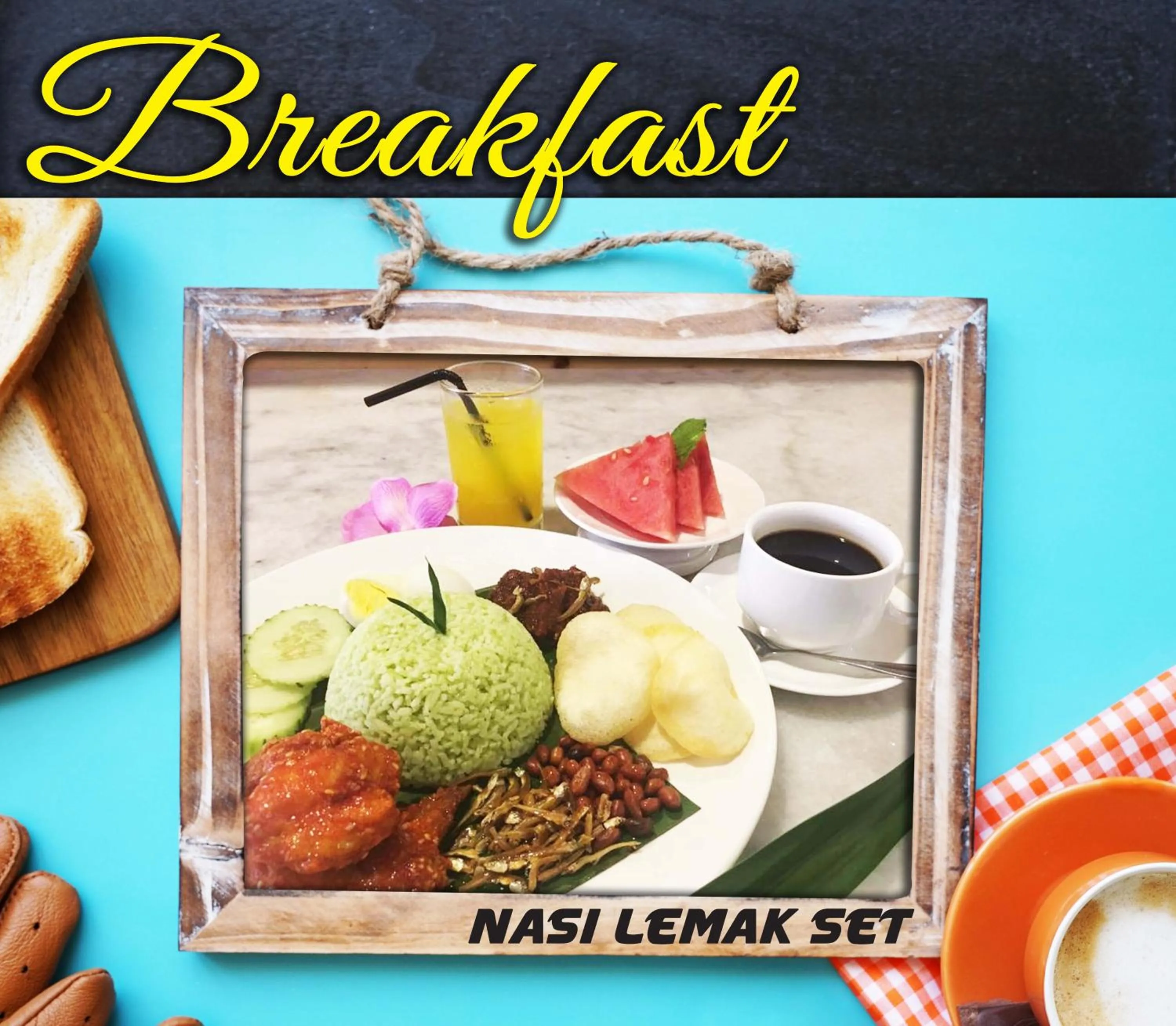 Breakfast in Hotel Balik Pulau