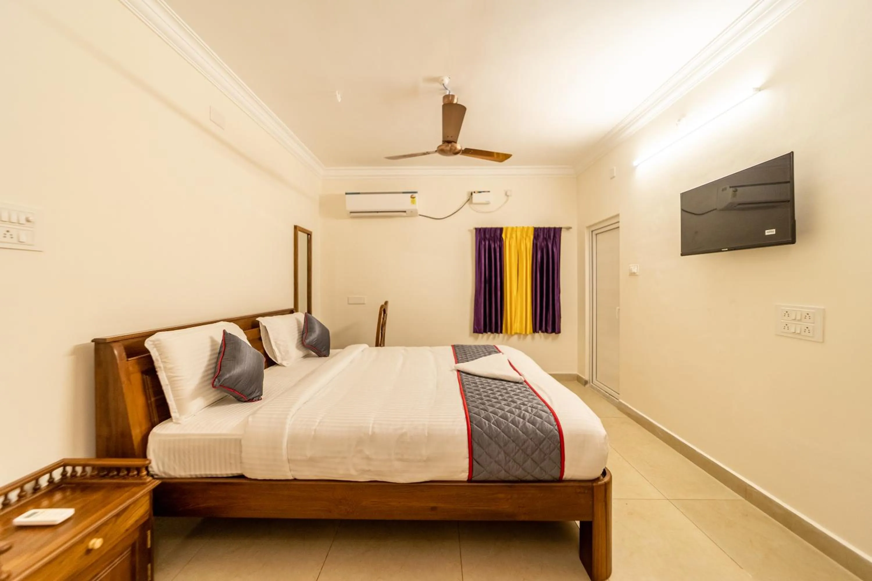 Bed in Yellow Residency