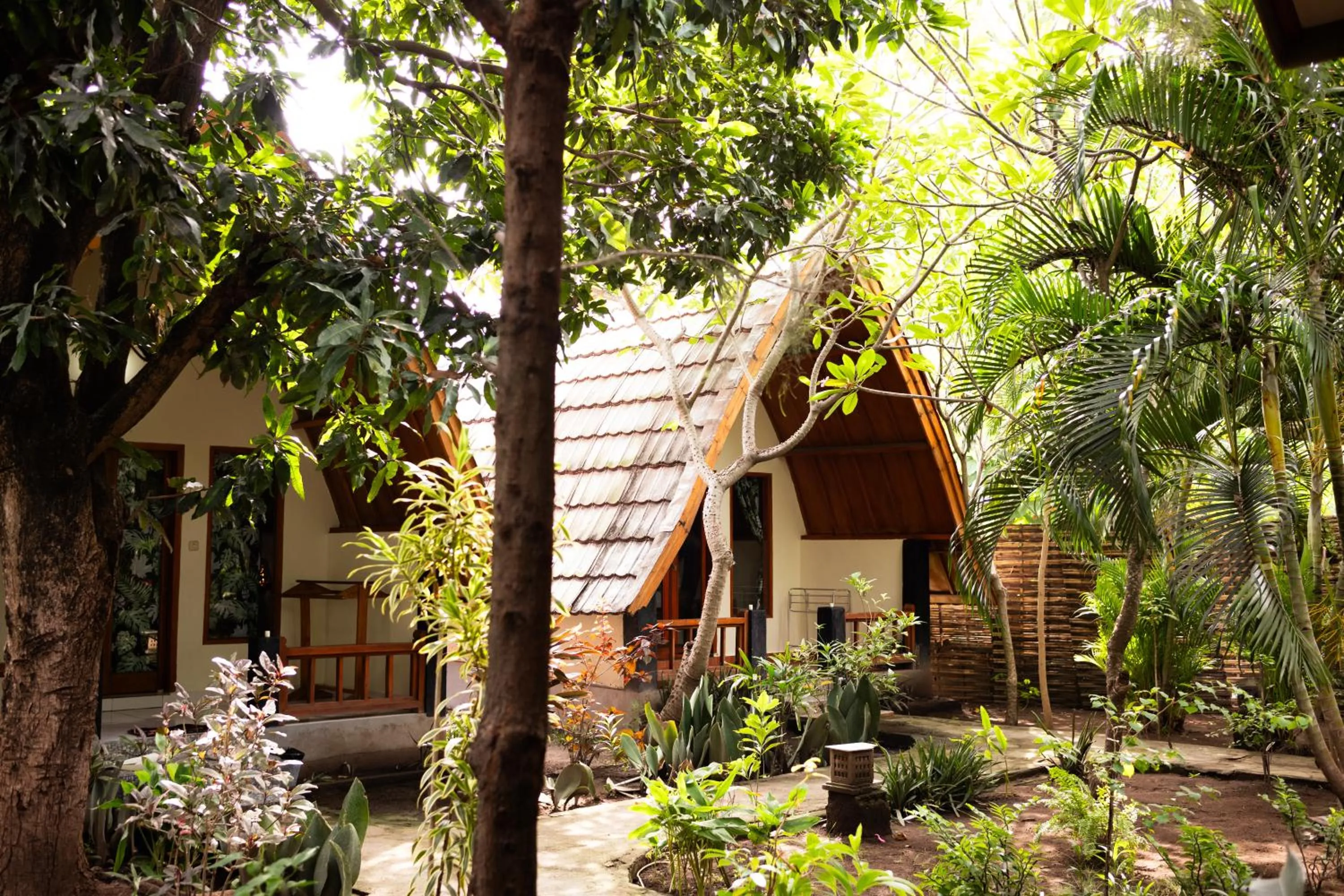 Natural landscape in Florine's Garden