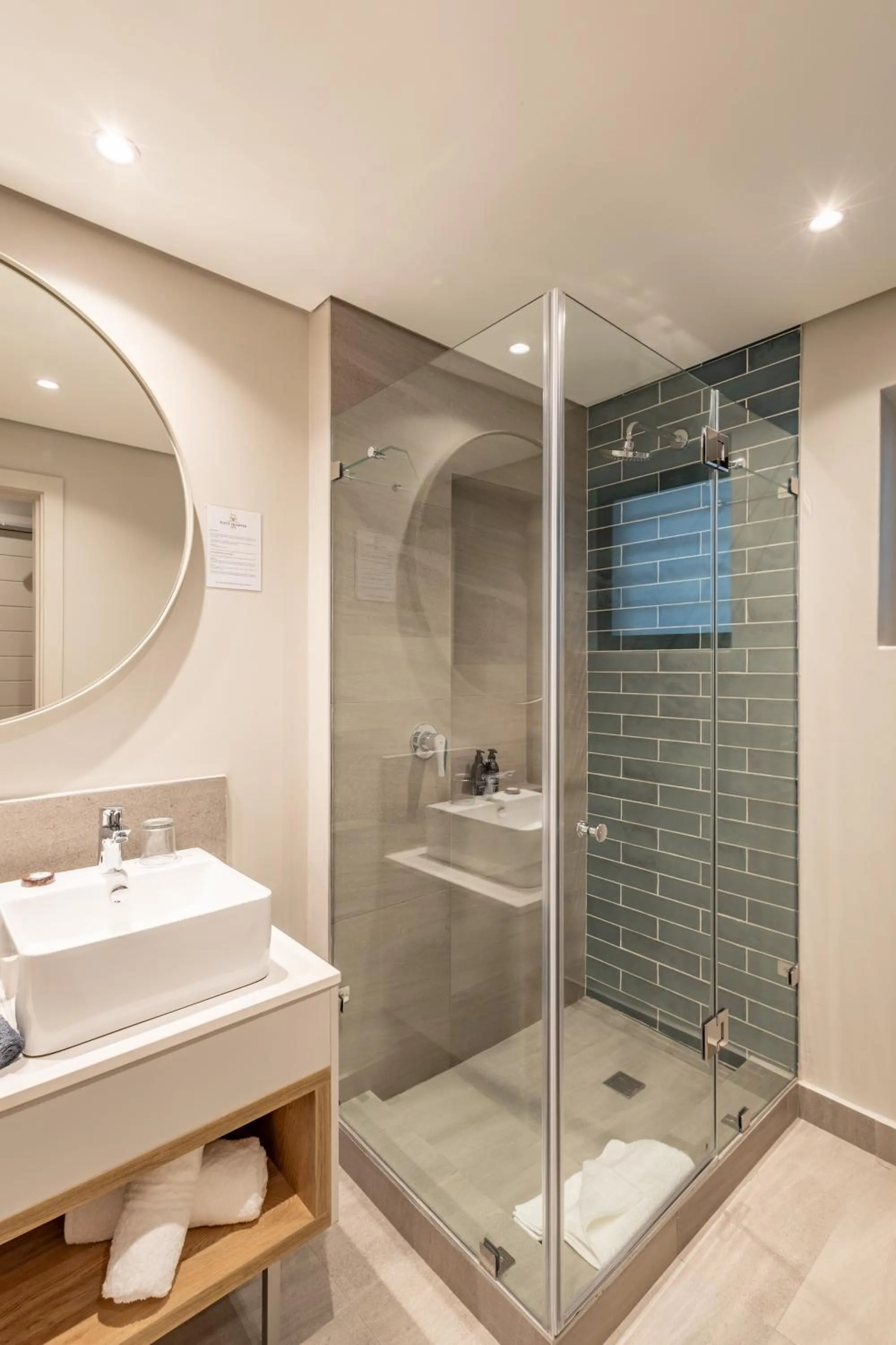 Shower in Plett Quarter Hotel - Lion Roars Hotels & Lodges