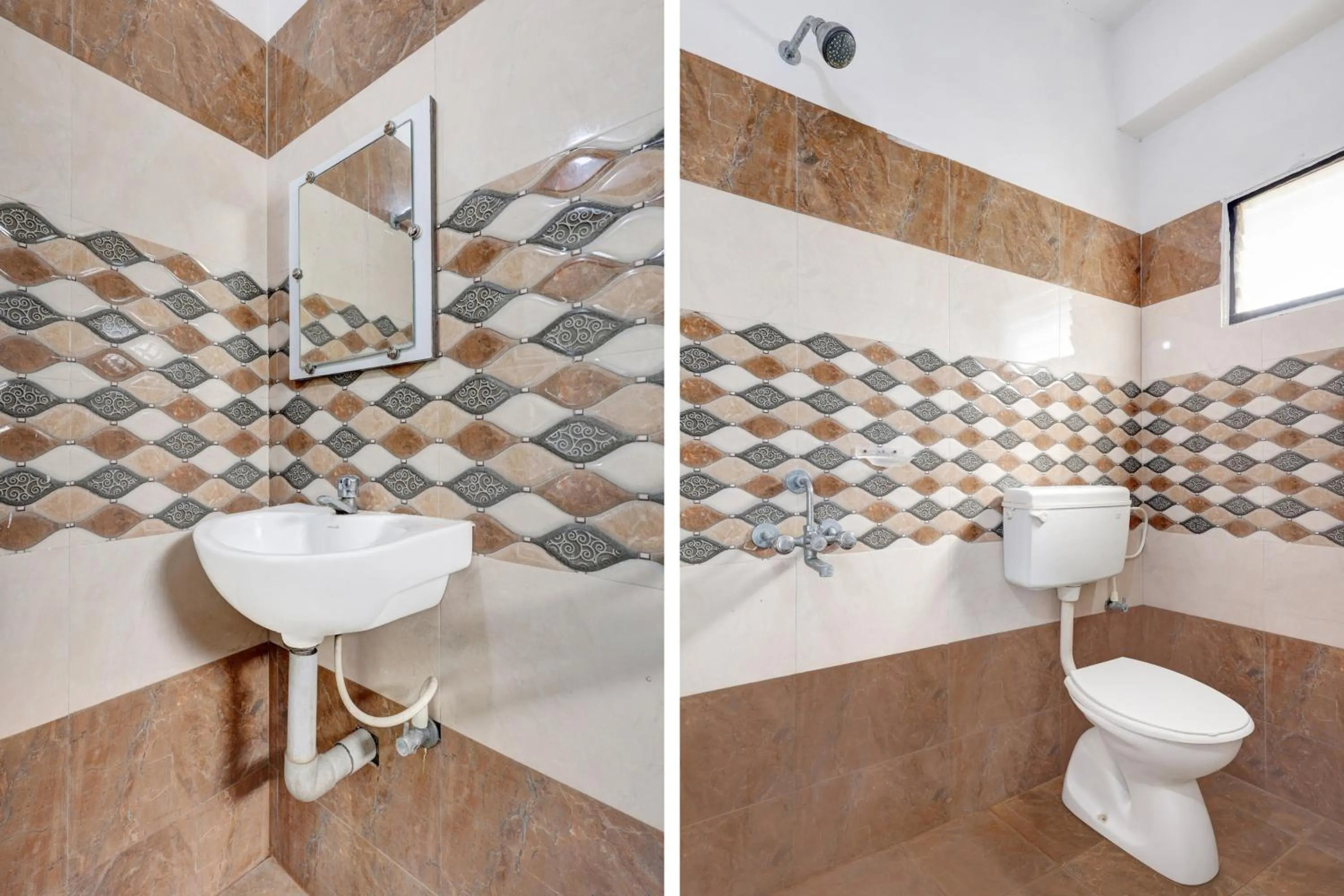 Bathroom in Super Hotel O Ramaraopet Near Kakinada Beach