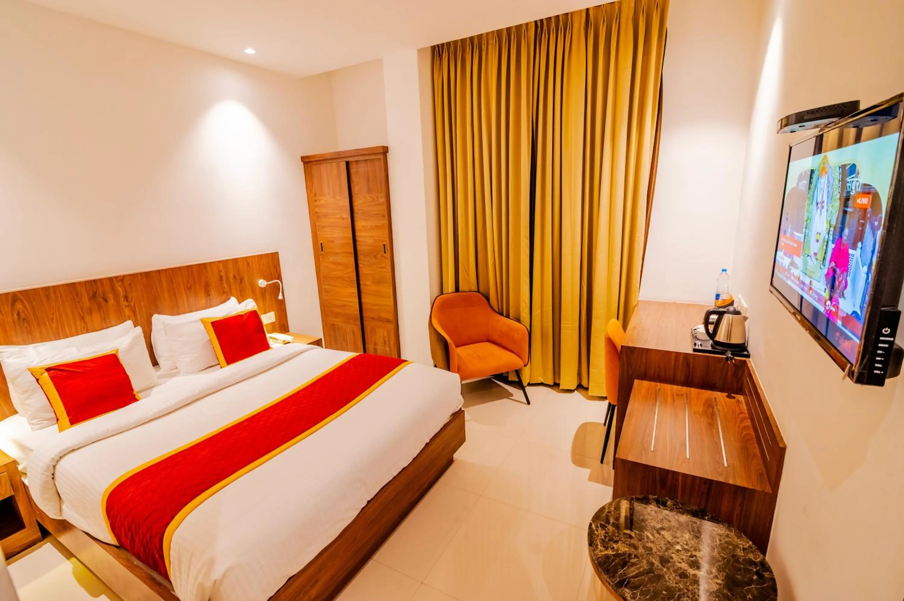 Bed in Hotel Seven Lights