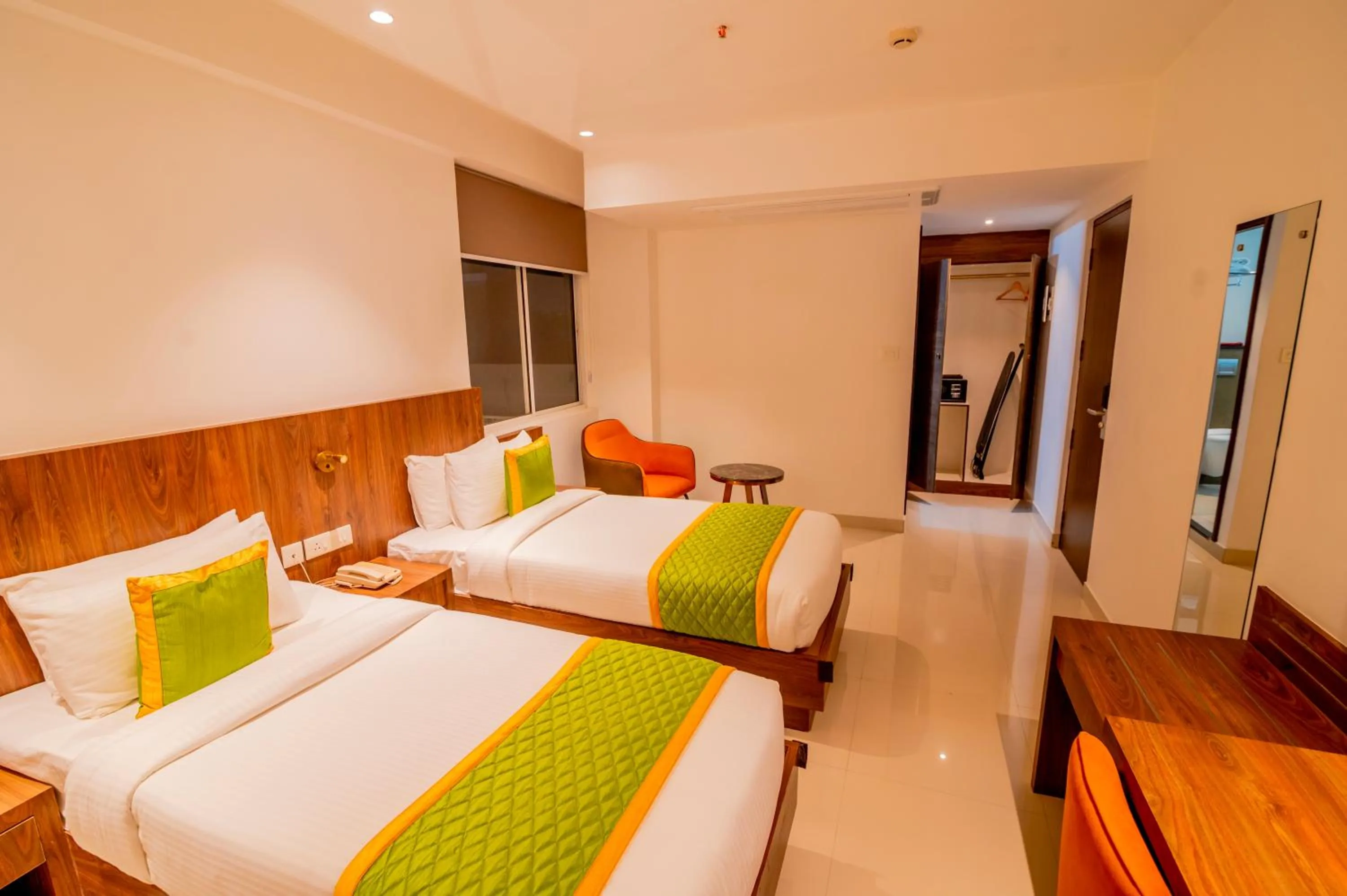 Bedroom, Bed in Hotel Seven Lights