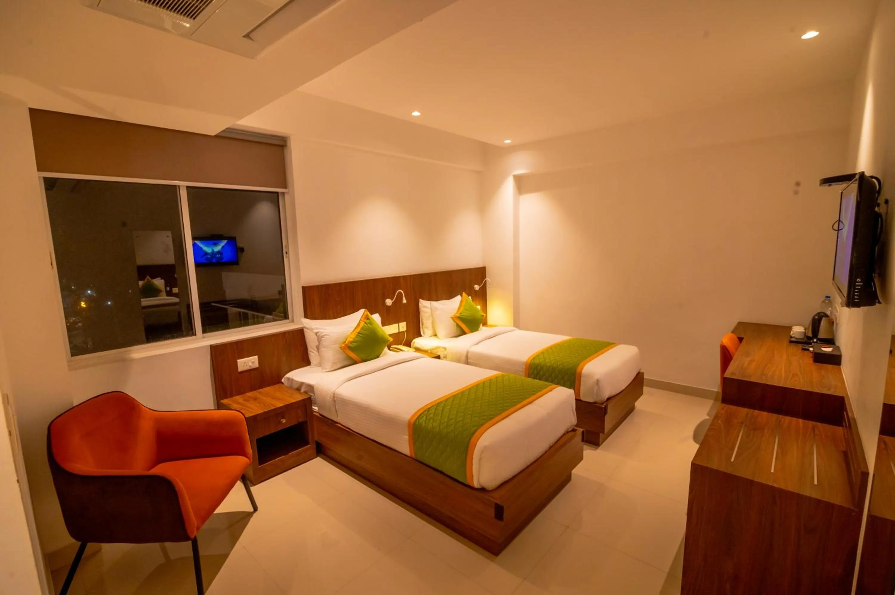 Bedroom, Bed in Hotel Seven Lights